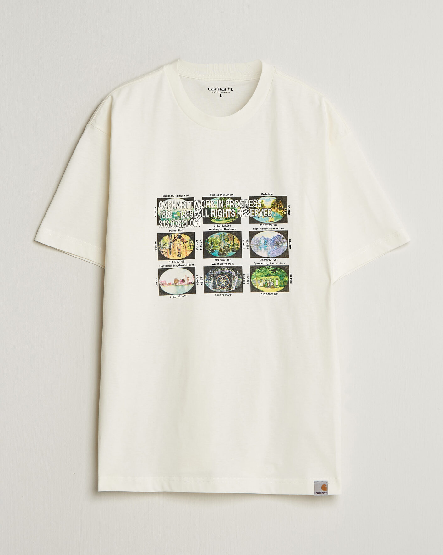 Uomini | T-shirt | Carhartt WIP | Coordinates Printed T-Shirt Wax