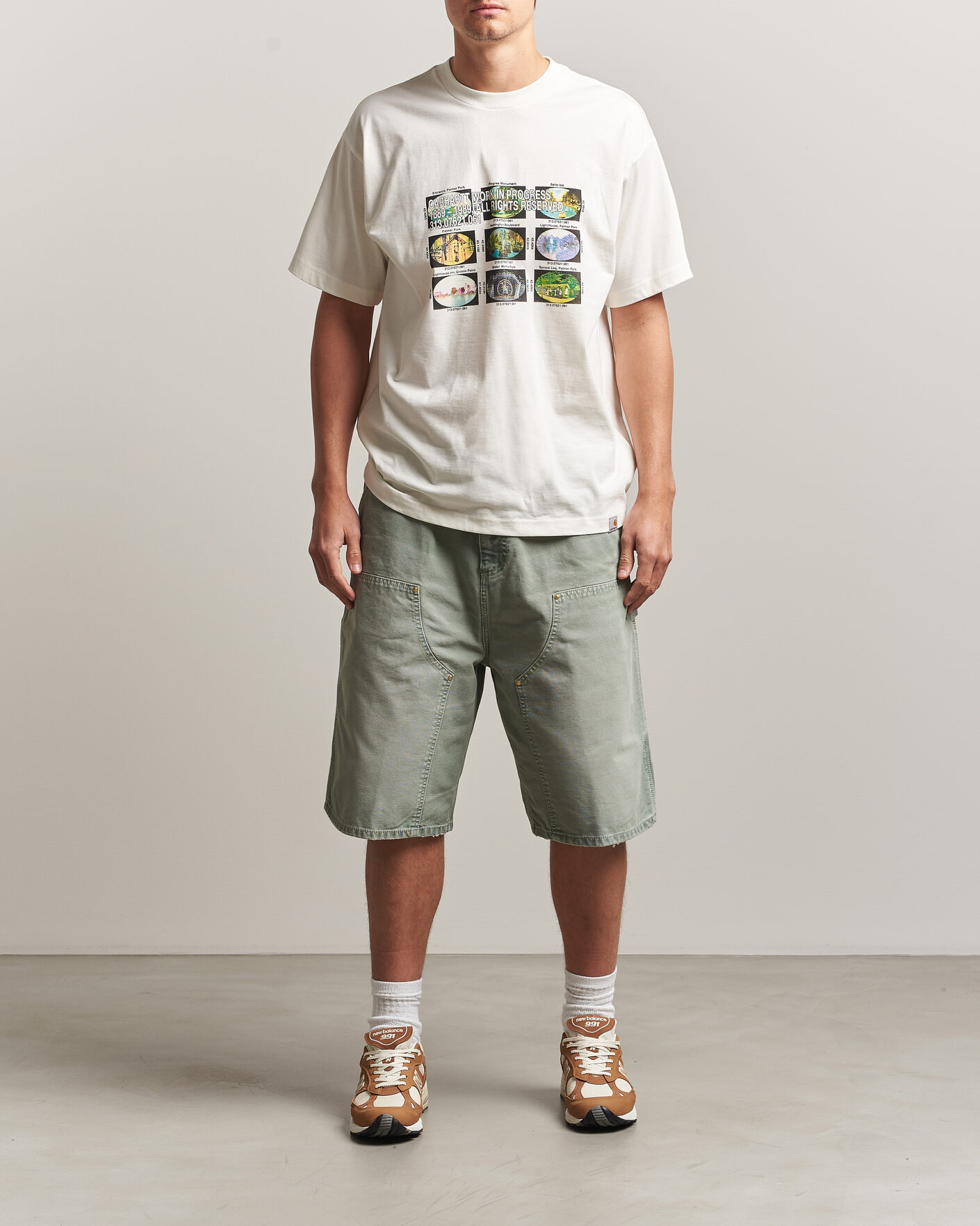 Uomini | T-shirt | Carhartt WIP | Coordinates Printed T-Shirt Wax