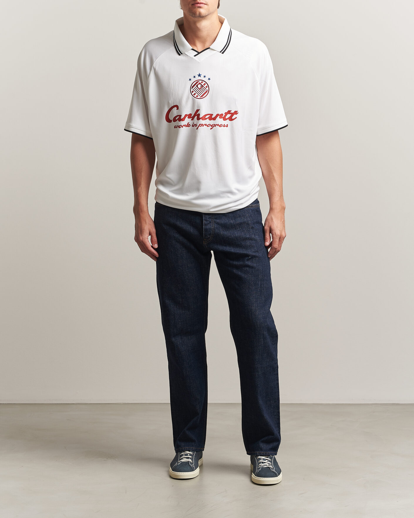 Uomini | T-shirt | Carhartt WIP | Terrace Football T-Shirt White