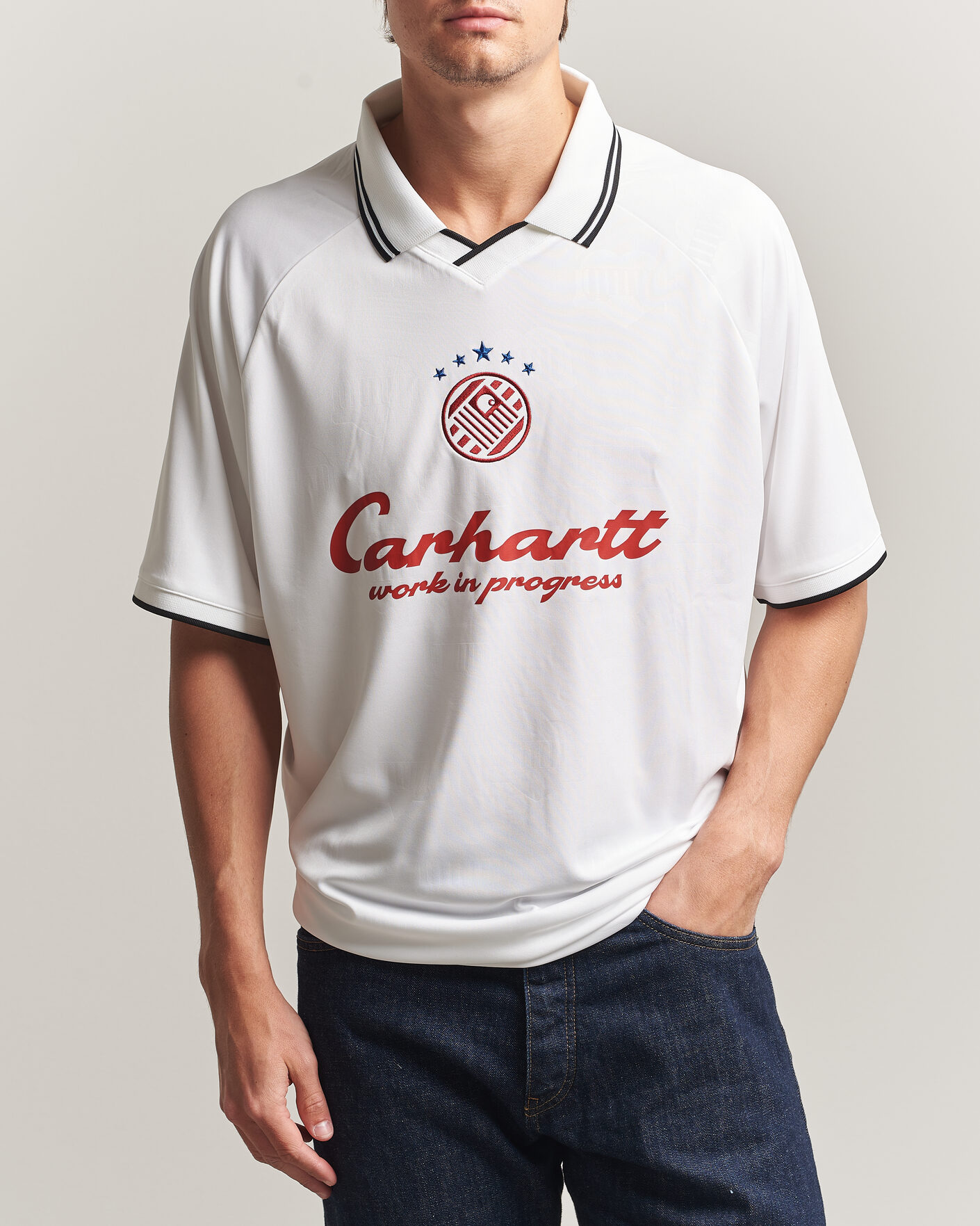 Uomini | T-shirt | Carhartt WIP | Terrace Football T-Shirt White