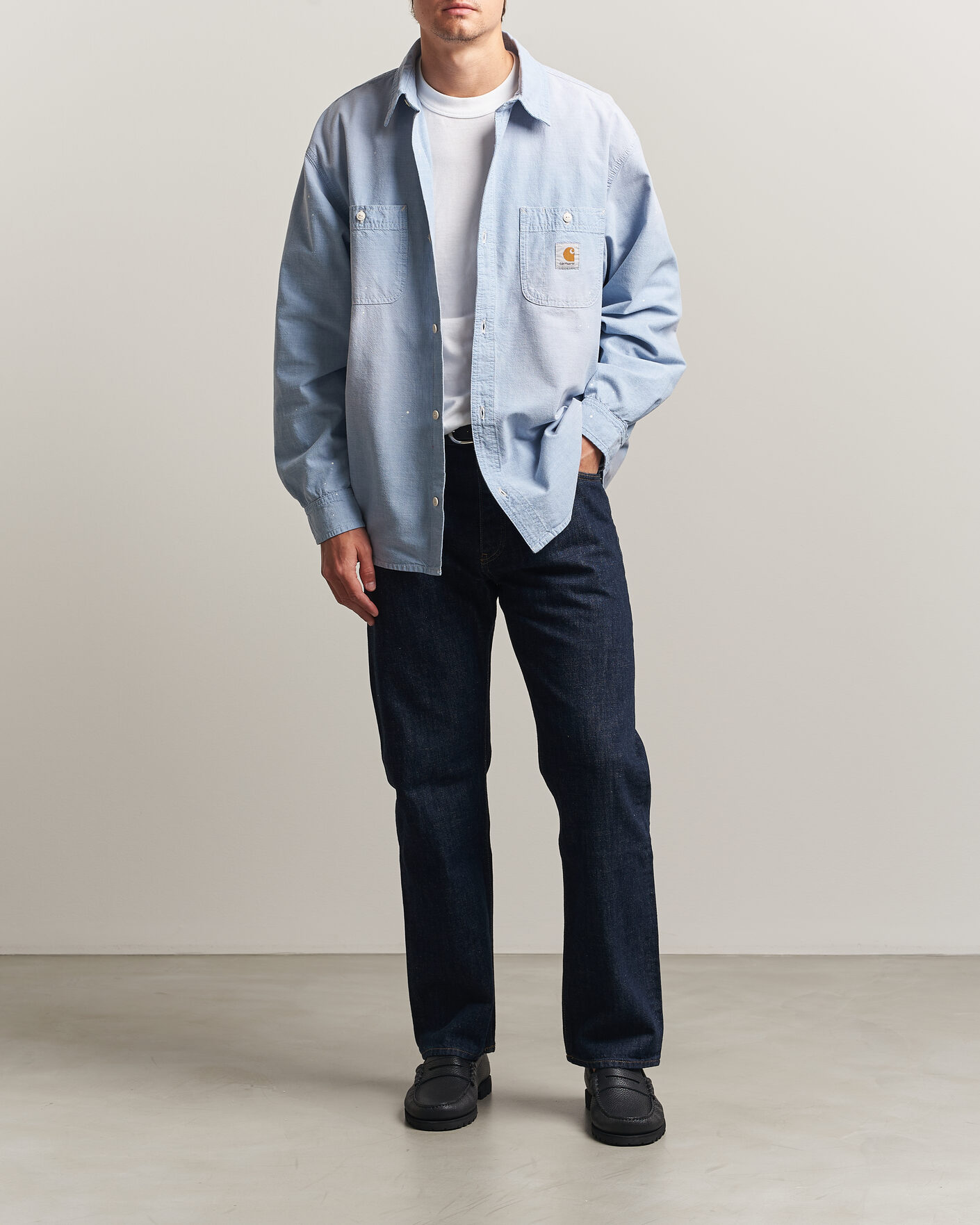 Uomini | Camicie | Carhartt WIP | Painter Shirt Winston Chambray Blue