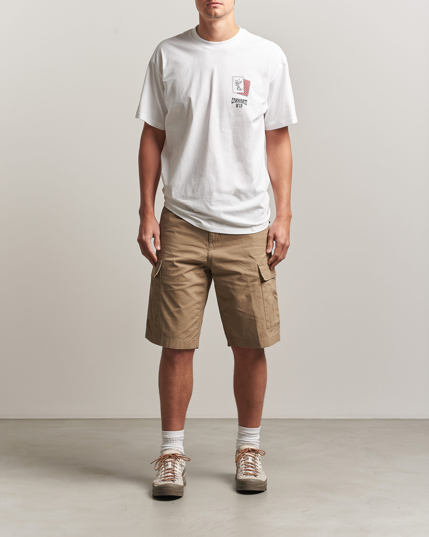 Uomini | Pantaloncini | Carhartt WIP | Regular Cargo Ripstop Shorts Leather