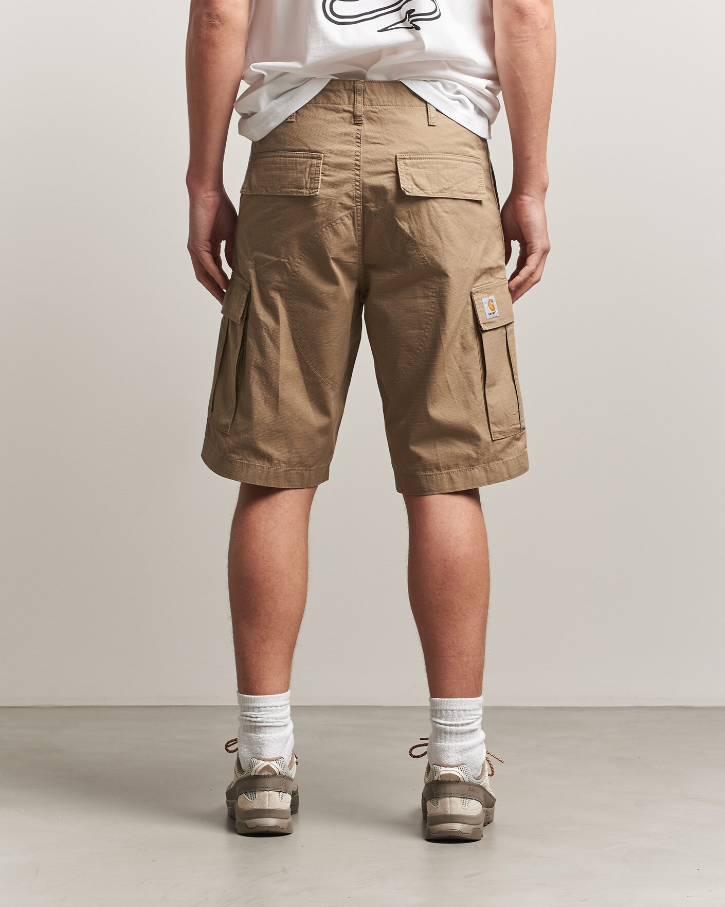 Uomini | Pantaloncini | Carhartt WIP | Regular Cargo Ripstop Shorts Leather