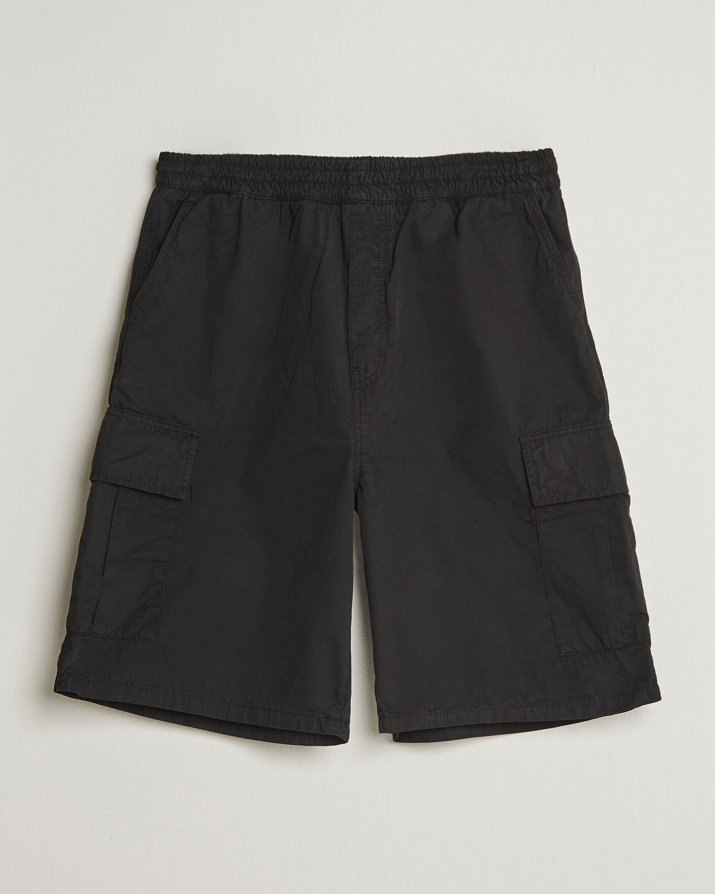 Uomini | Pantaloncini | Carhartt WIP | Mandler Cargo Cotton Poplin Shorts Black