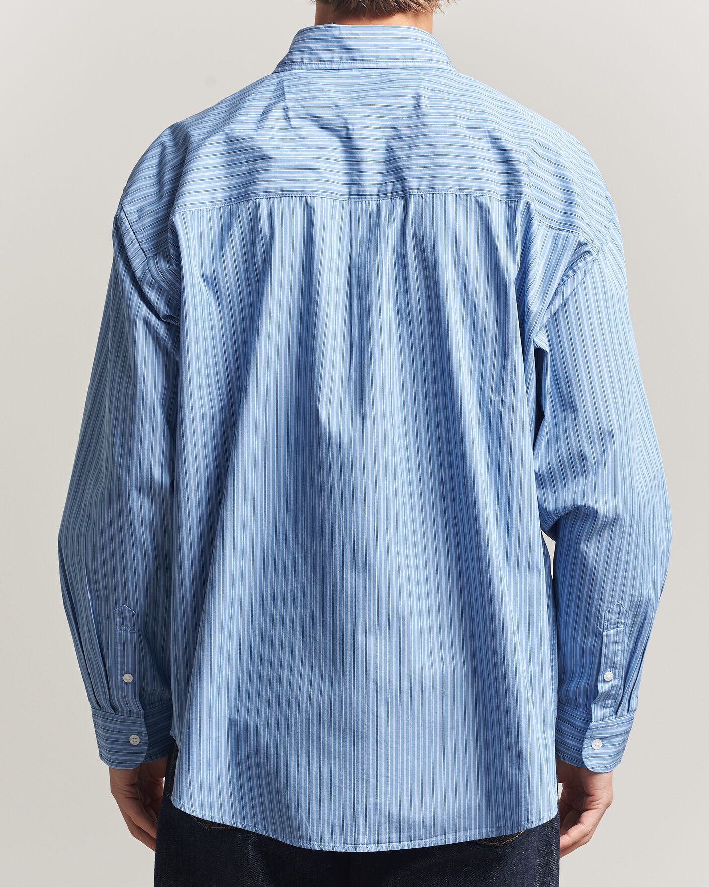 Uomini | Camicie | Carhartt WIP | Keen Striped Cotton Poplin Shirt Curacao