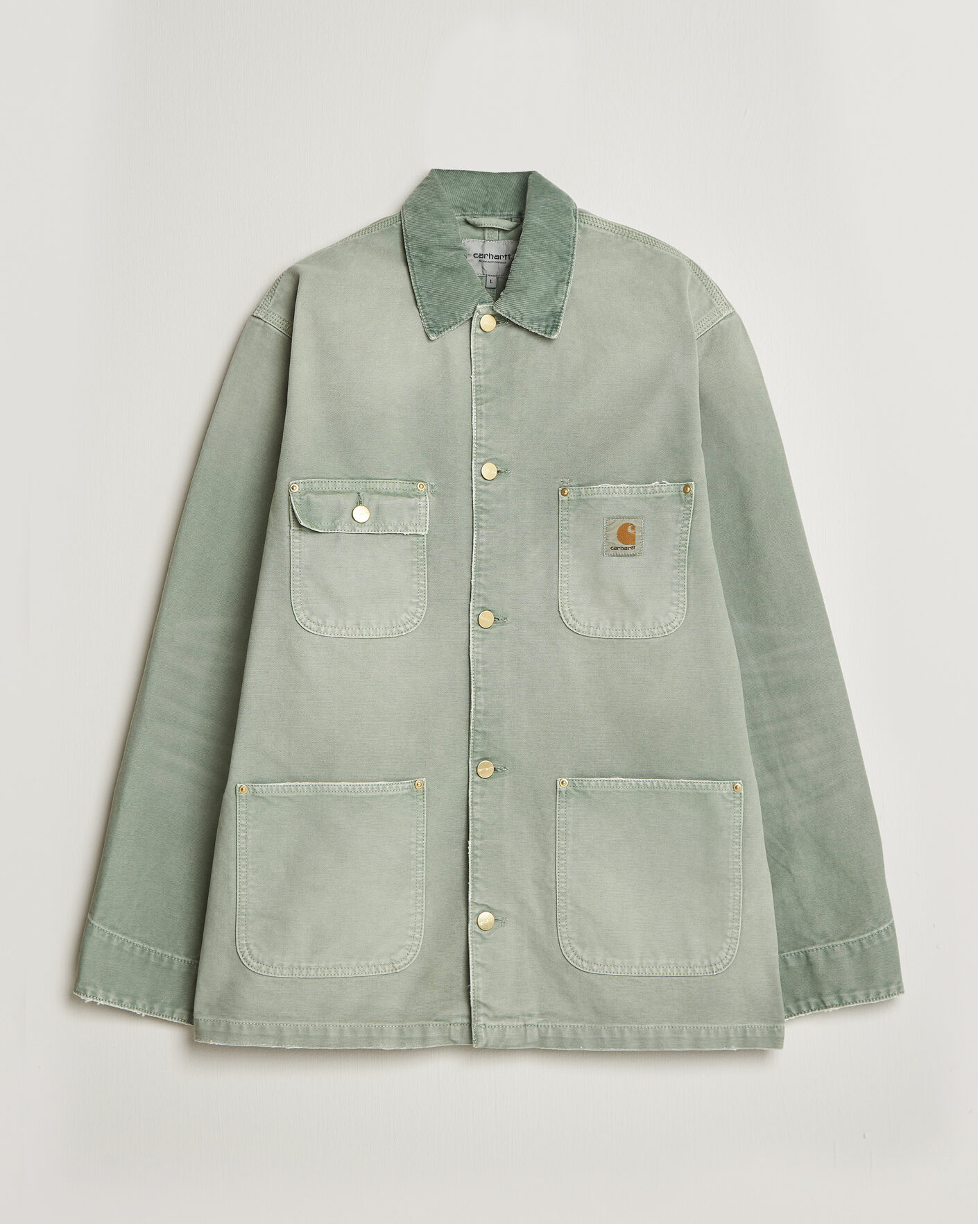 Uomini | Giacche | Carhartt WIP | OG Dearborn Canvas Chore Coat Shady Green