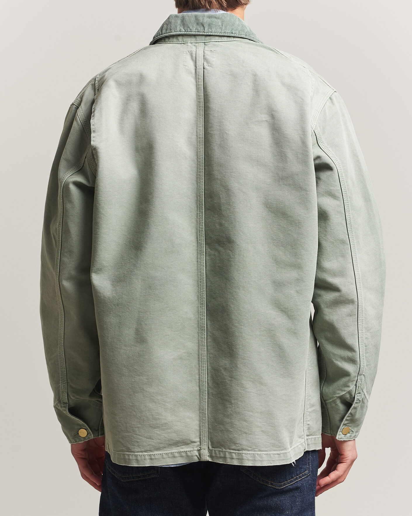 Uomini | Giacche | Carhartt WIP | OG Dearborn Canvas Chore Coat Shady Green