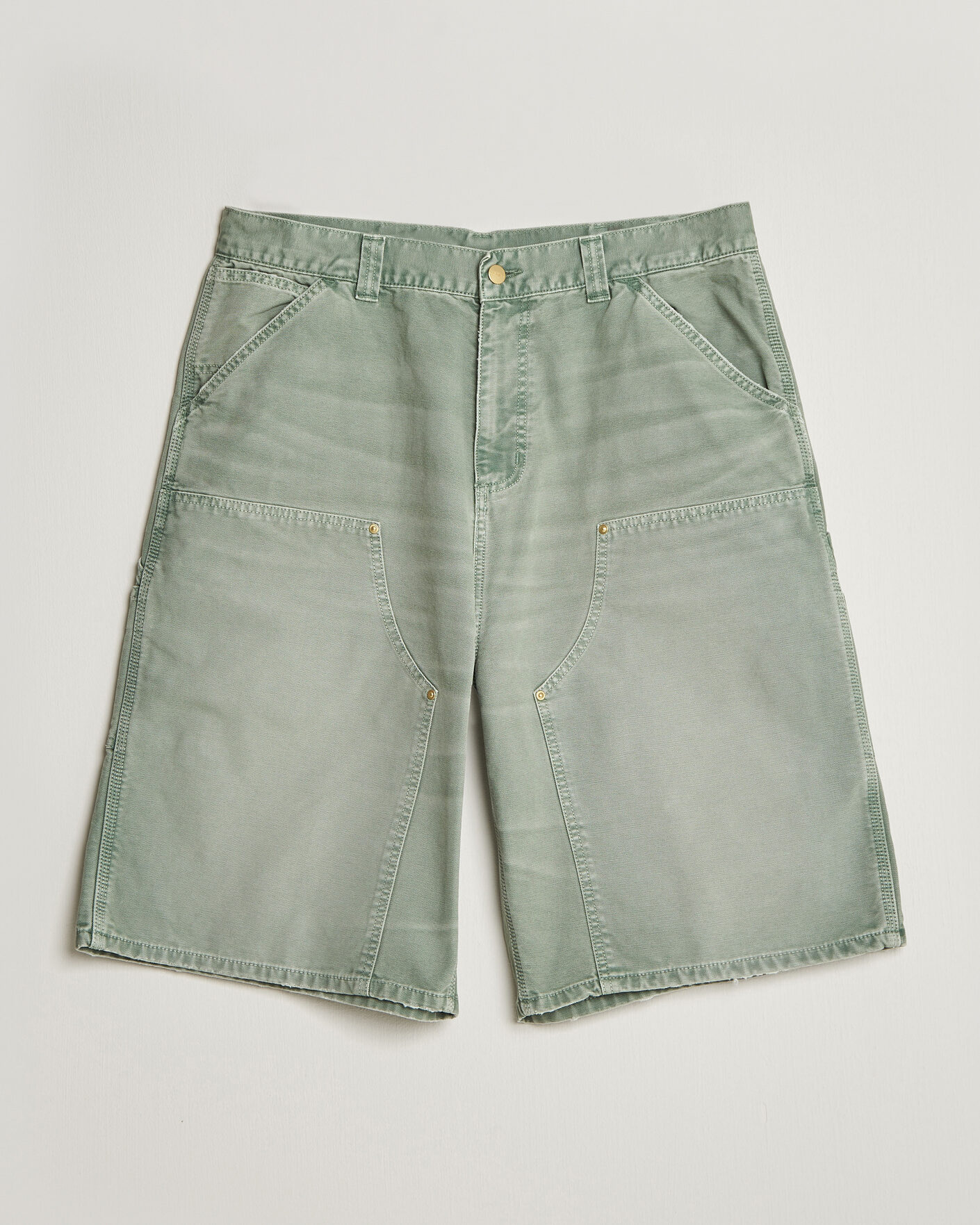 Uomini | Pantaloncini | Carhartt WIP | OG Dearborn Canvas Double Knee Shorts Shady Green