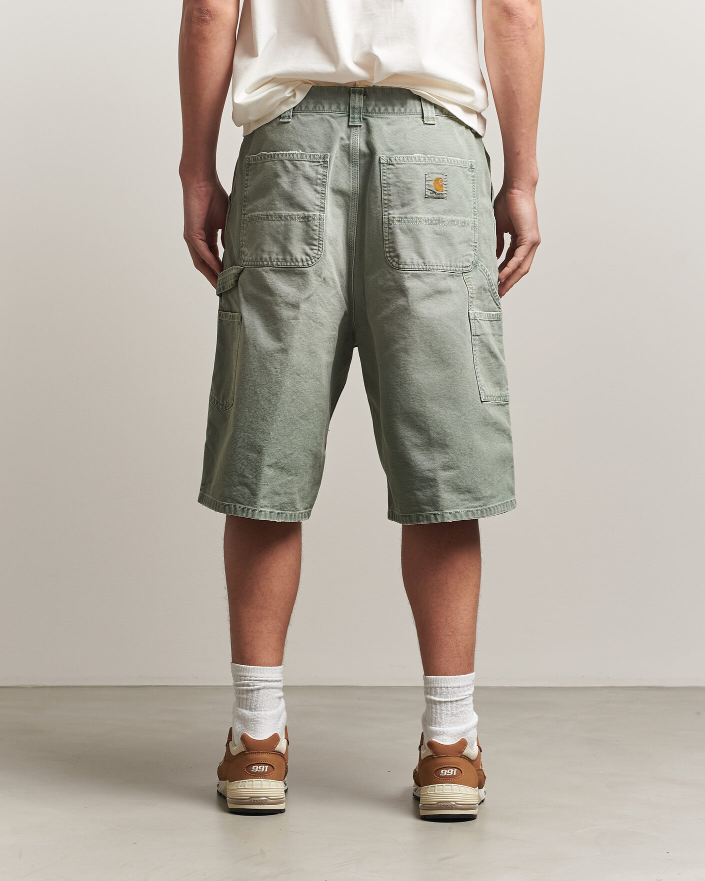 Uomini | Pantaloncini | Carhartt WIP | OG Dearborn Canvas Double Knee Shorts Shady Green
