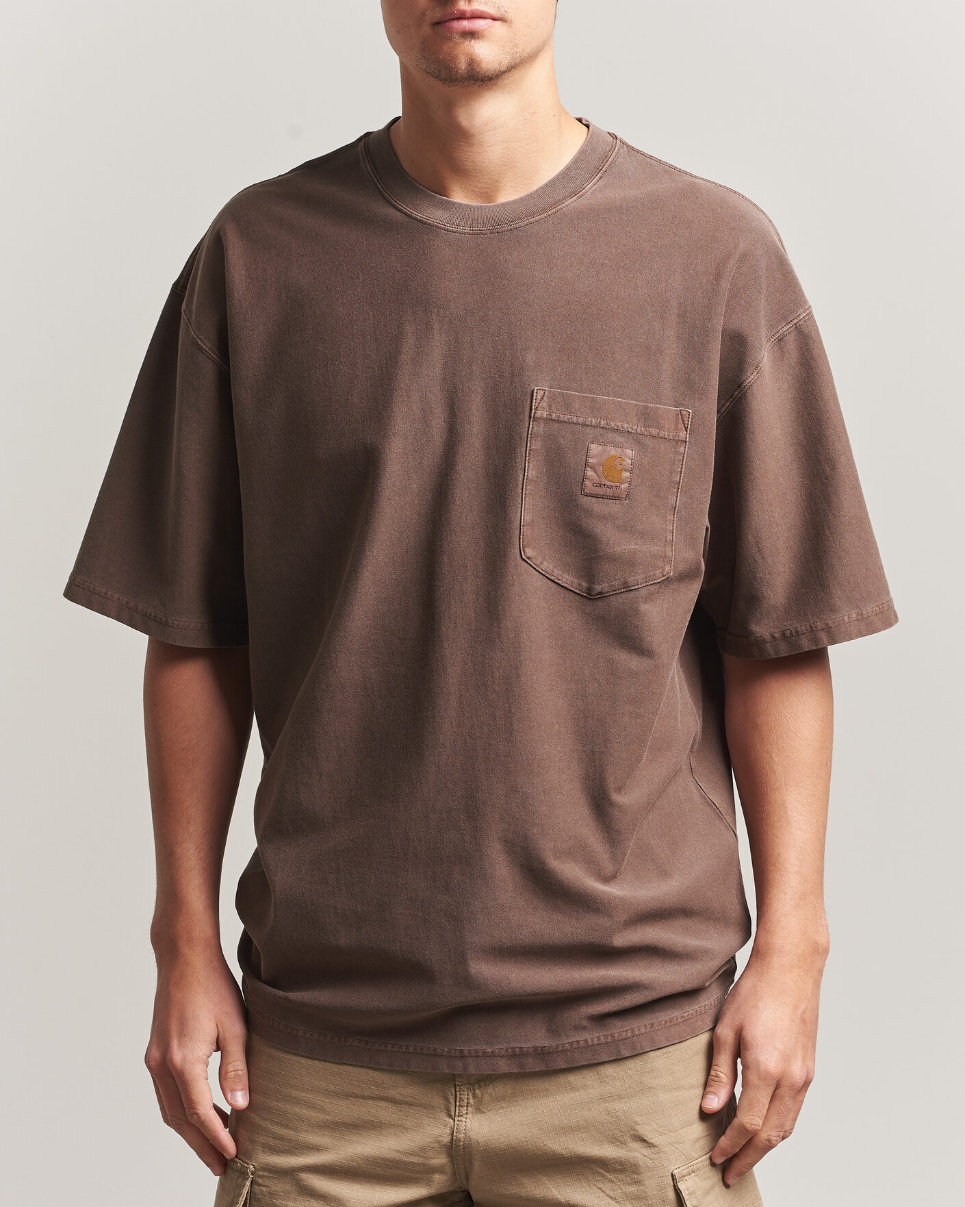 Uomini | T-shirt | Carhartt WIP | Loose Pocket T-Shirt Tobacco
