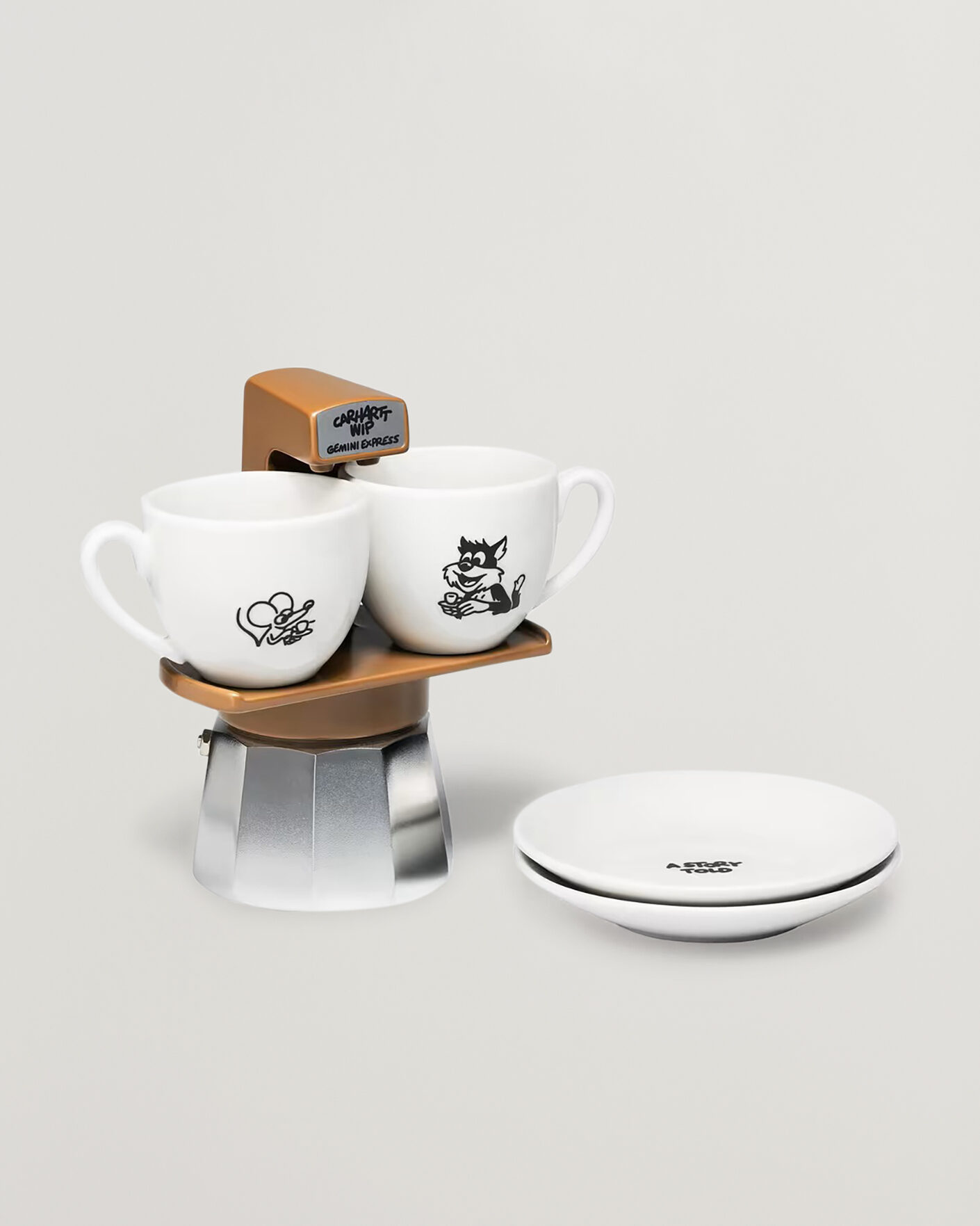 Uomini | Carhartt WIP Gemini Express Coffee Break Espresso Maker Brown | Carhartt WIP | Gemini Express Coffee Break Espresso Maker Brown