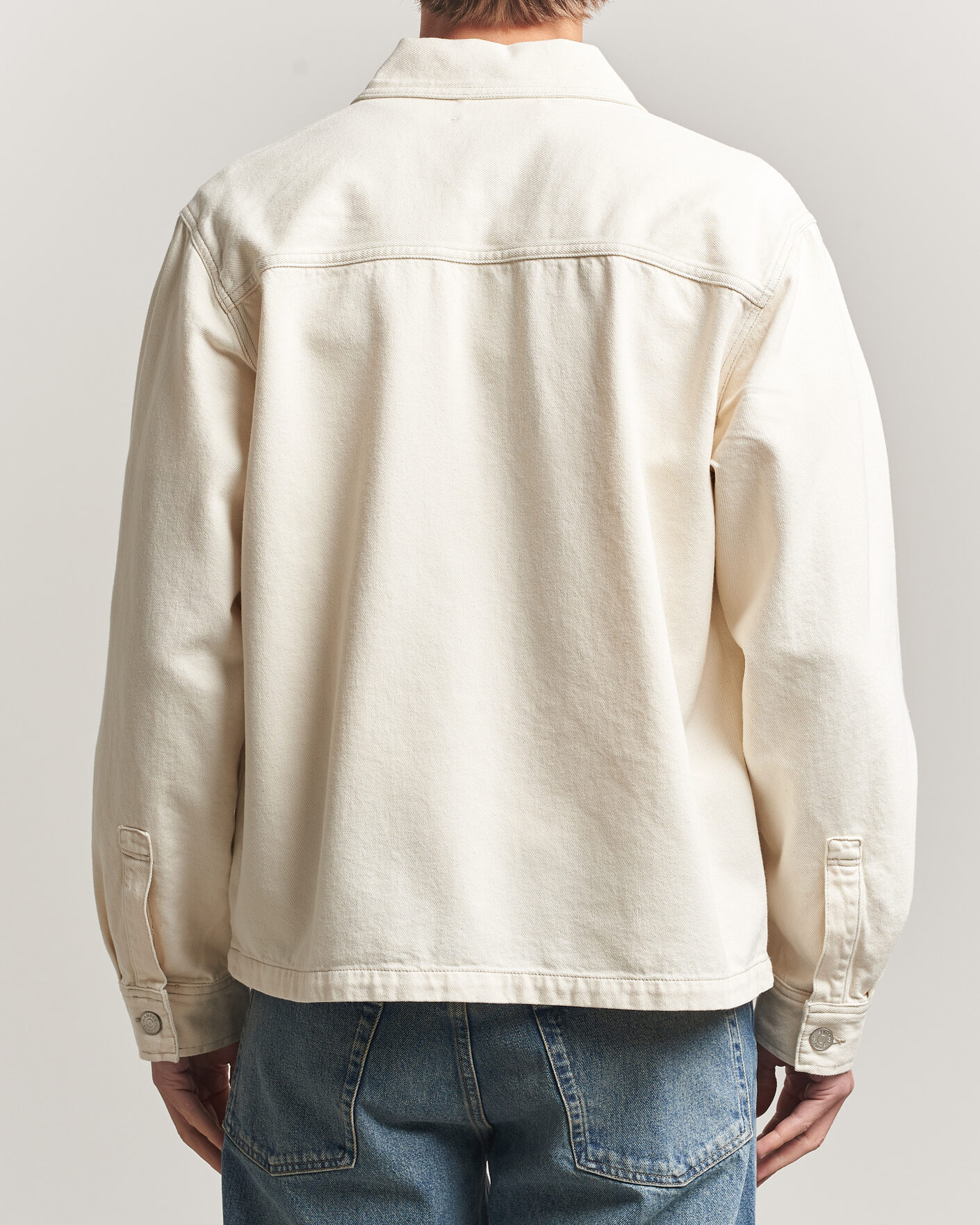 Uomini | Camicie | Samsøe Samsøe | Chore Denim Overshirt Soft Natural