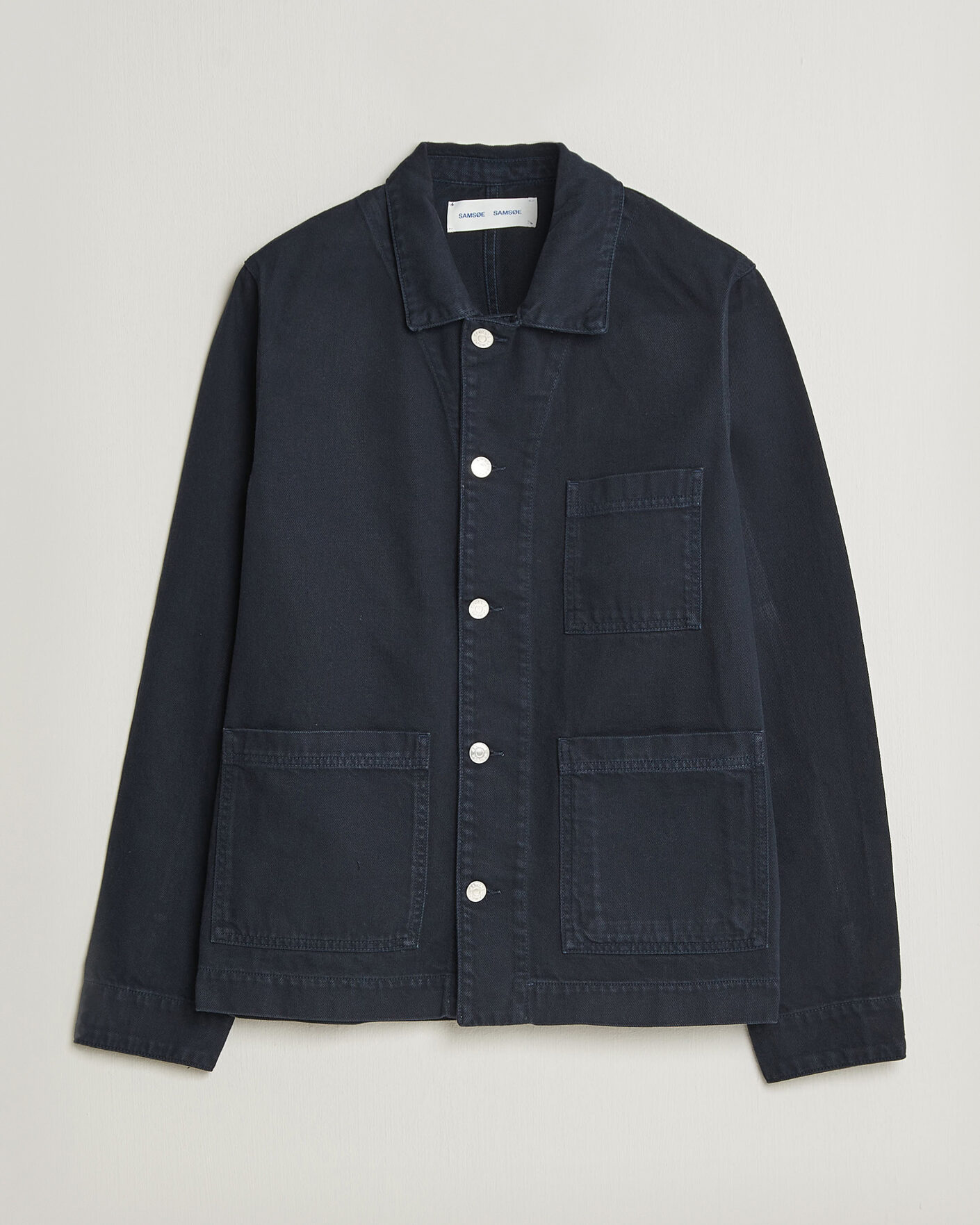 Uomini | Camicie | Samsøe Samsøe | New Worker Overshirt Salute Navy