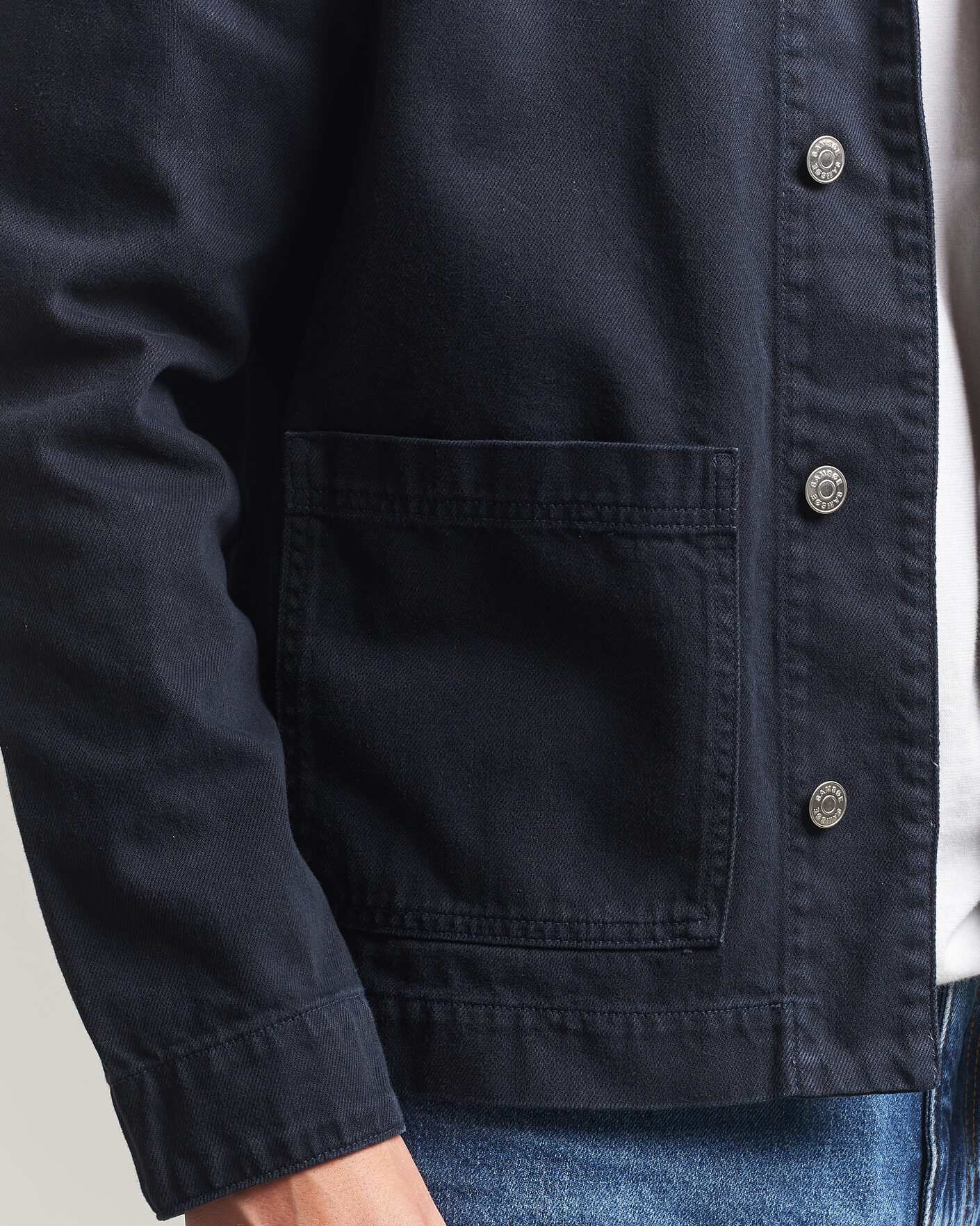 Uomini | Camicie | Samsøe Samsøe | New Worker Overshirt Salute Navy