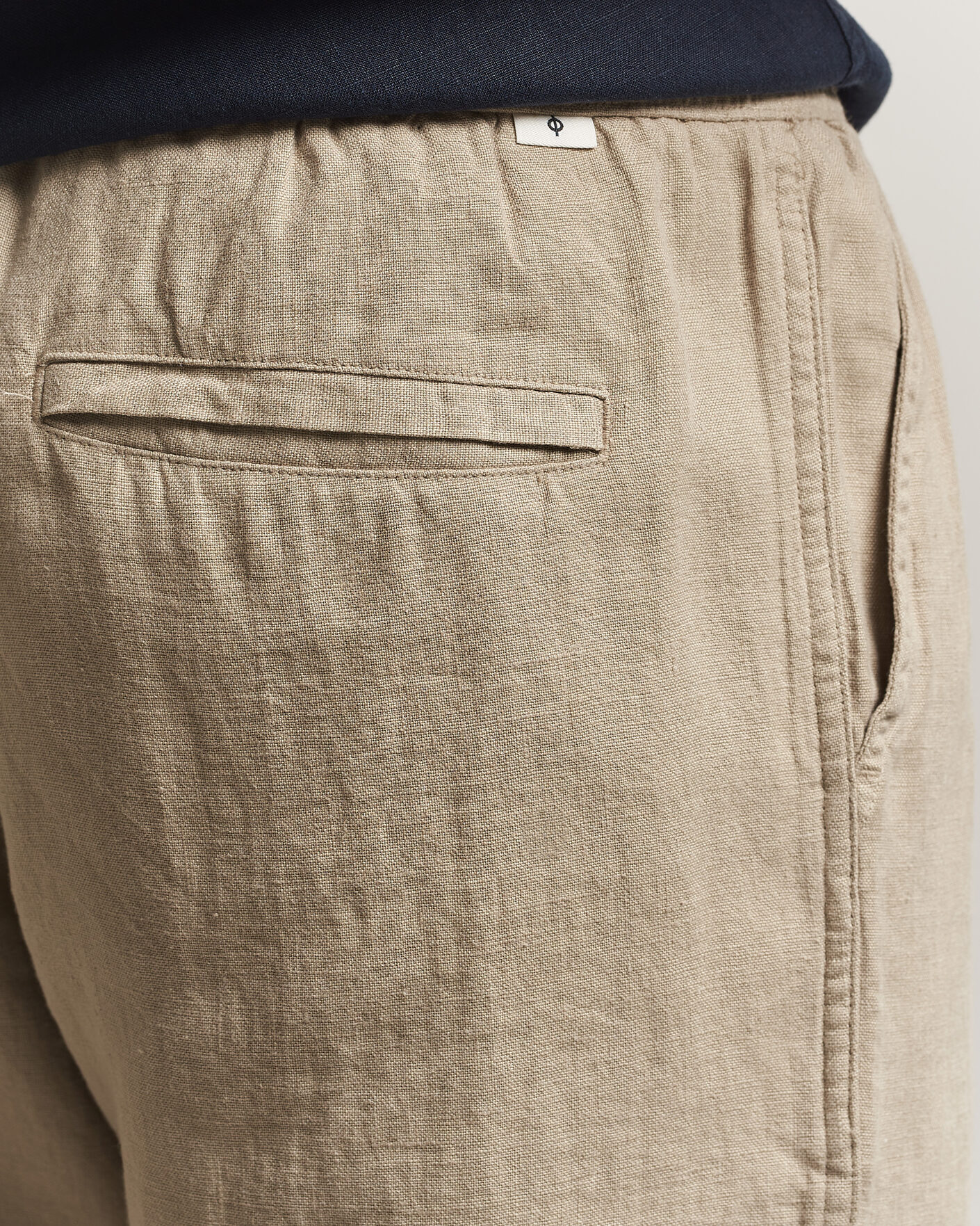 Uomini | Pantaloni | Samsøe Samsøe | Jabari Linen Drawstring Trousers Aluminum