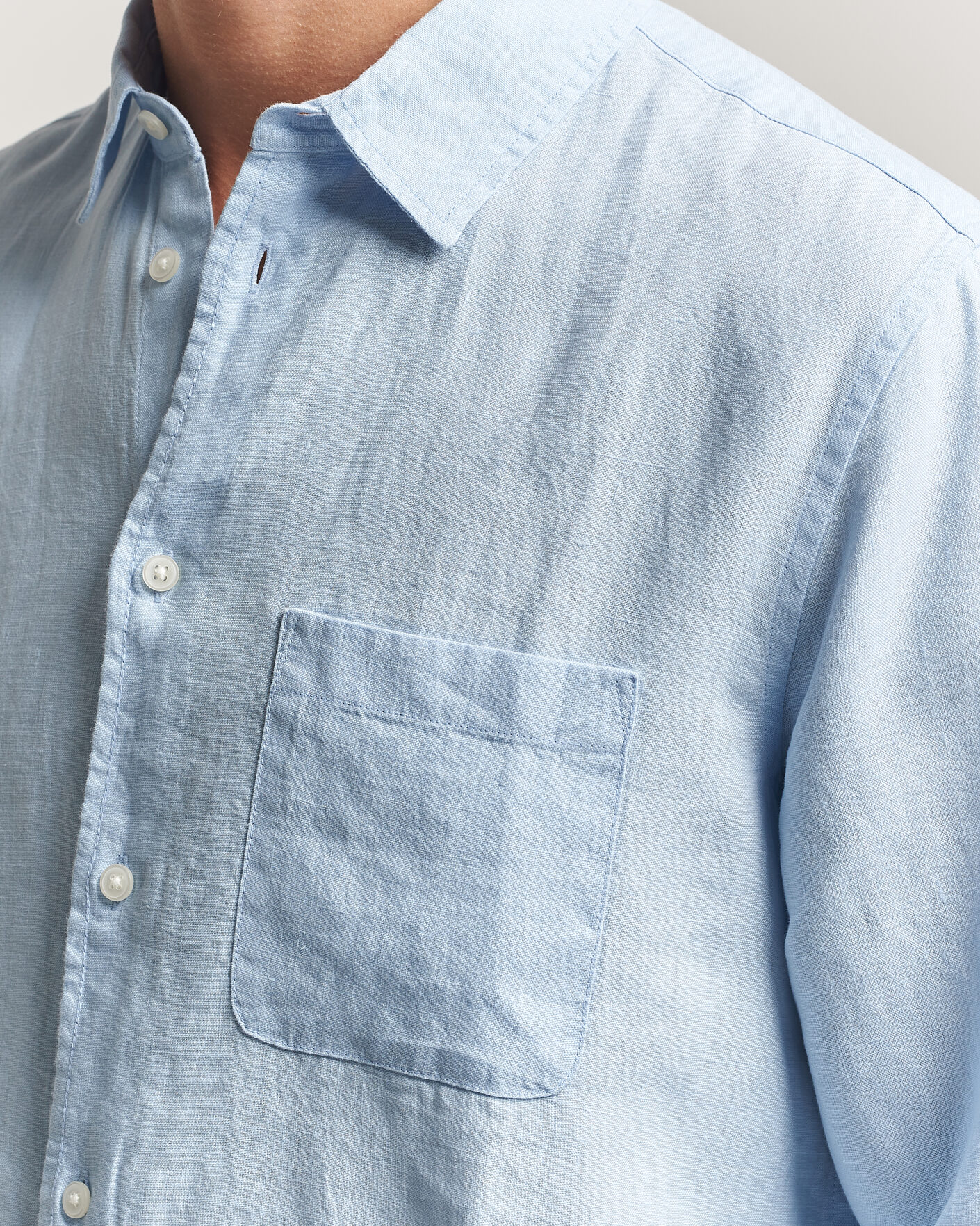 Uomini | Camicie | Samsøe Samsøe | Liam Linen Shirt Windsurfer