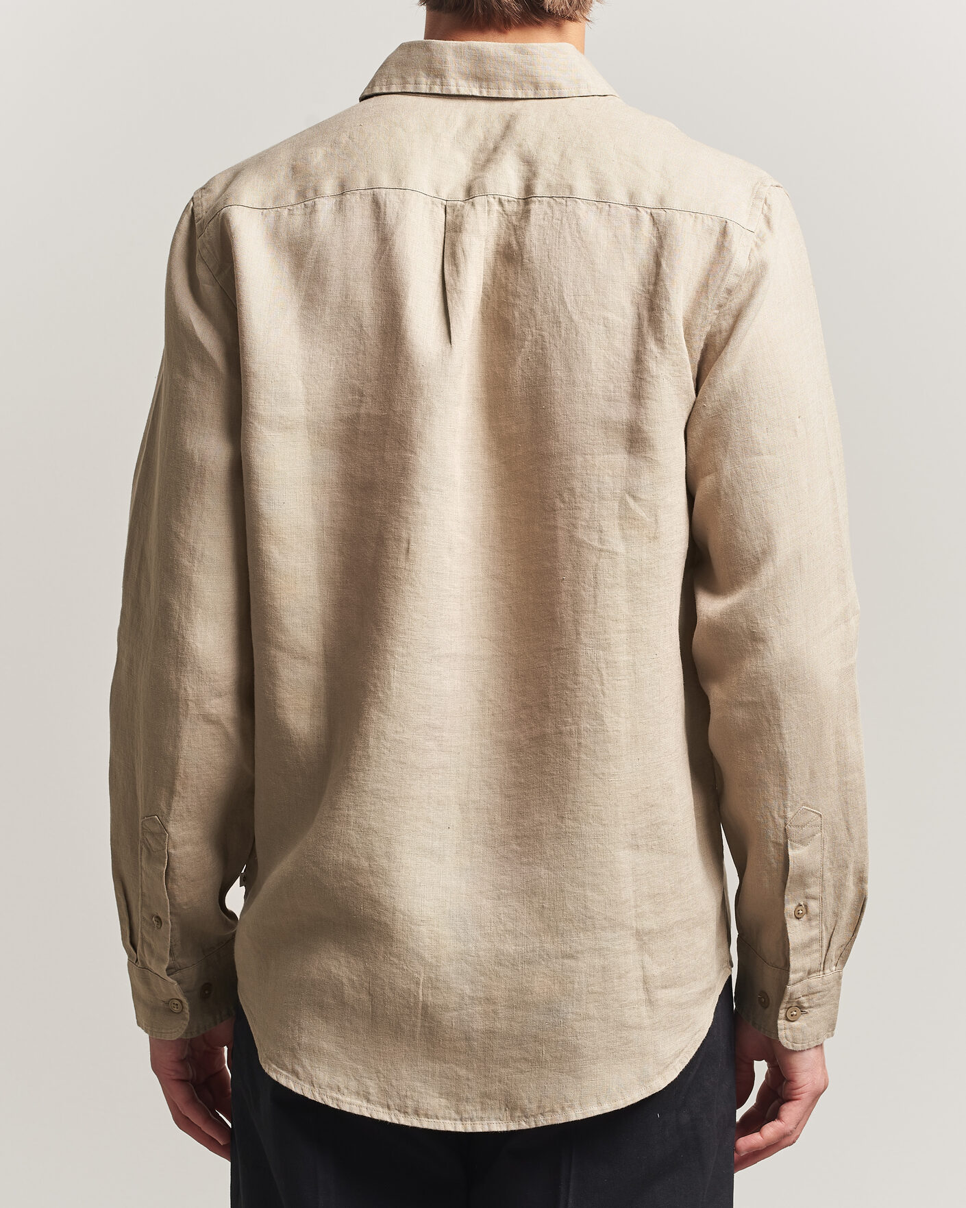 Uomini | Camicie | Samsøe Samsøe | Liam Linen Shirt Aluminum