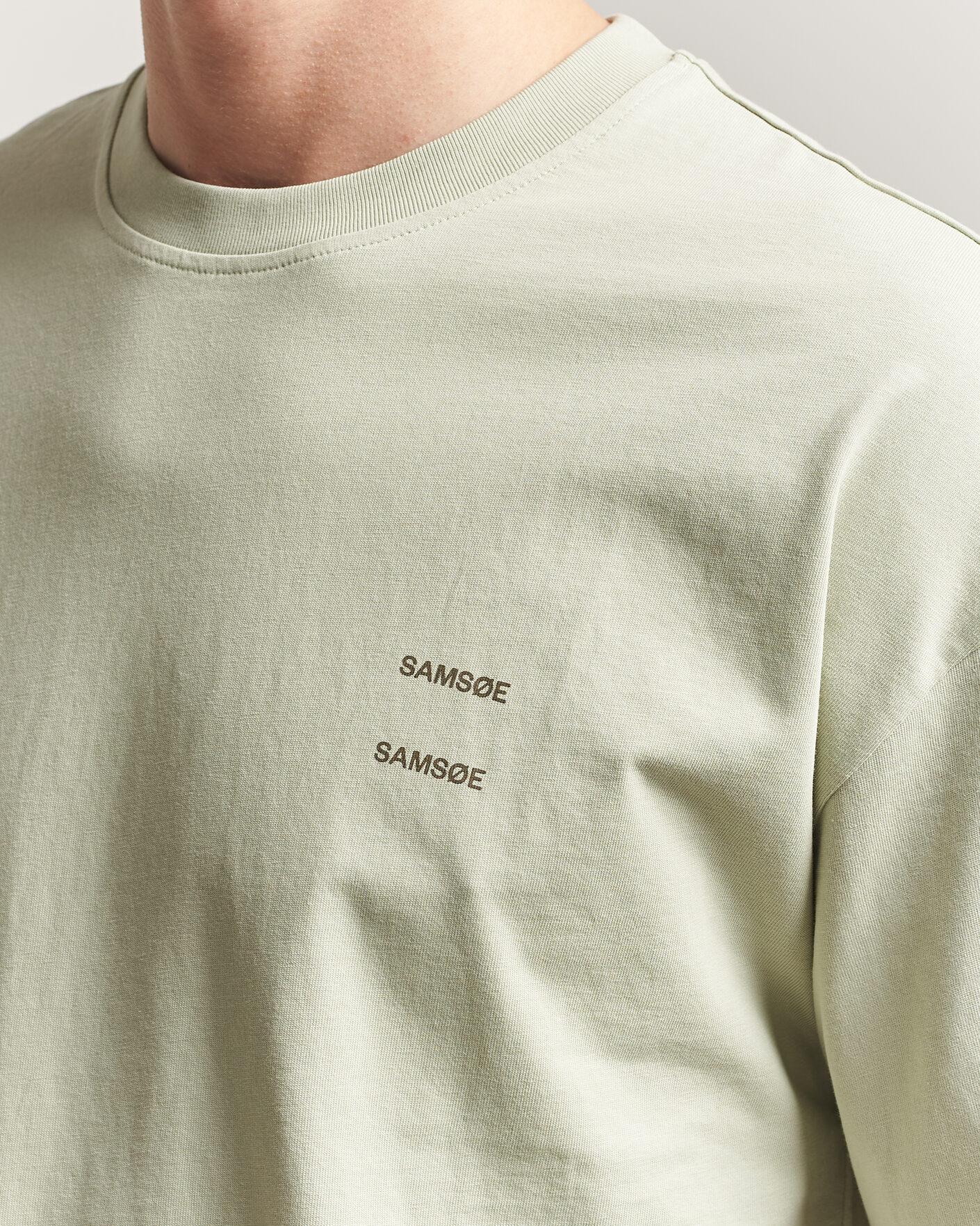 Uomini | T-shirt | Samsøe Samsøe | Joel Organic Cotton T-Shirt Desert Sage
