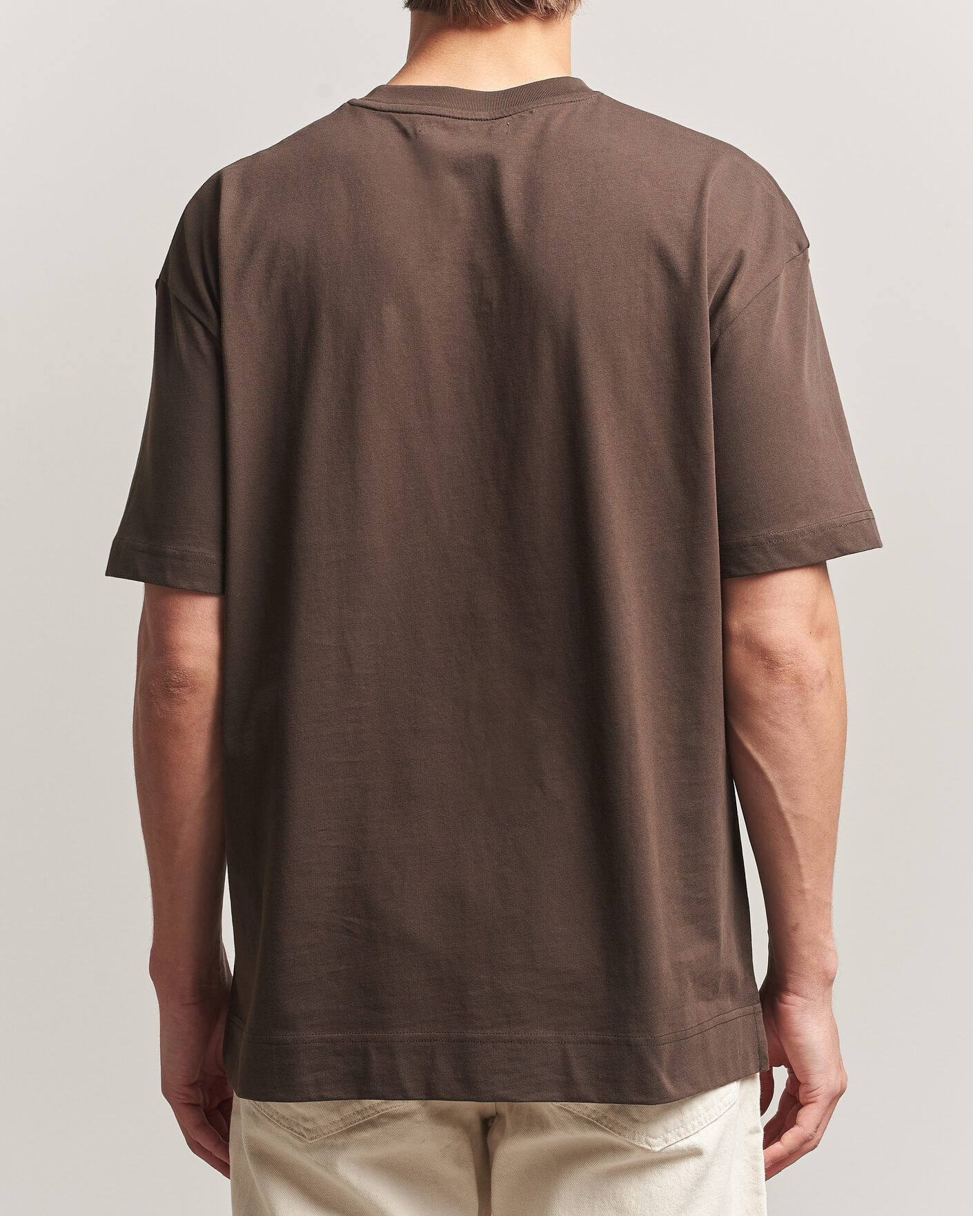 Uomini | T-shirt | Samsøe Samsøe | Joel Organic Cotton T-Shirt Turkish Coffee