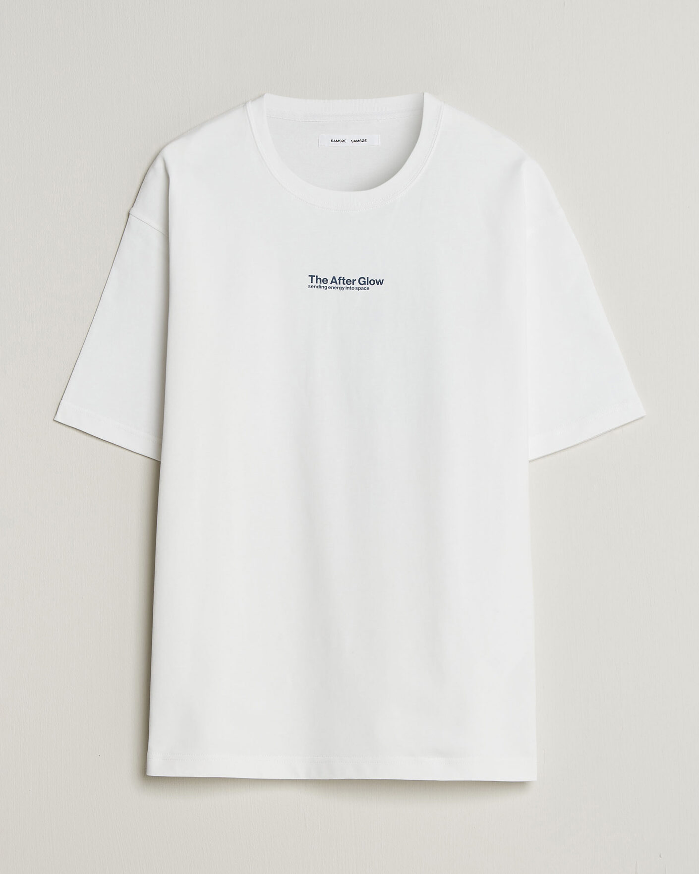 Uomini | T-shirt | Samsøe Samsøe | Uni Printed T-shirt White