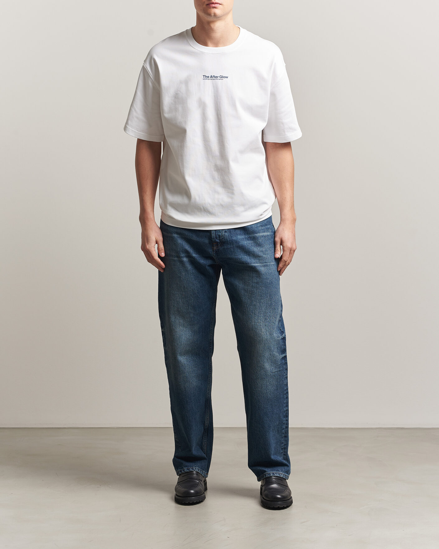Uomini | T-shirt | Samsøe Samsøe | Uni Printed T-shirt White