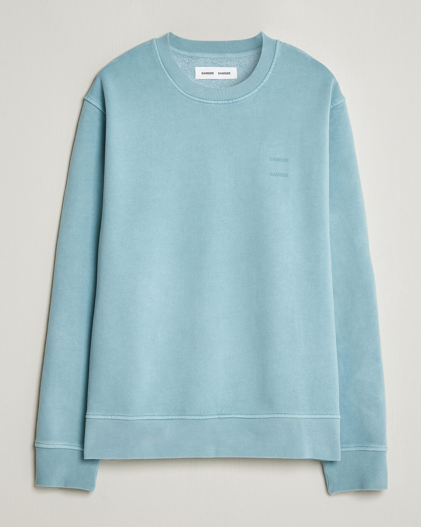 Uomini | Maglieria | Samsøe Samsøe | Joel Organic Washed Cotton Sweatshirt Tourmaline