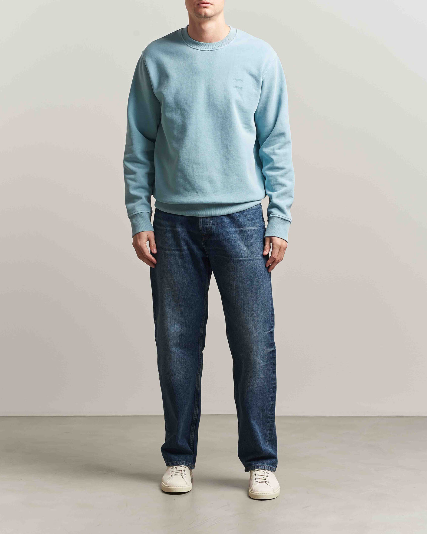 Uomini | Maglieria | Samsøe Samsøe | Joel Organic Washed Cotton Sweatshirt Tourmaline