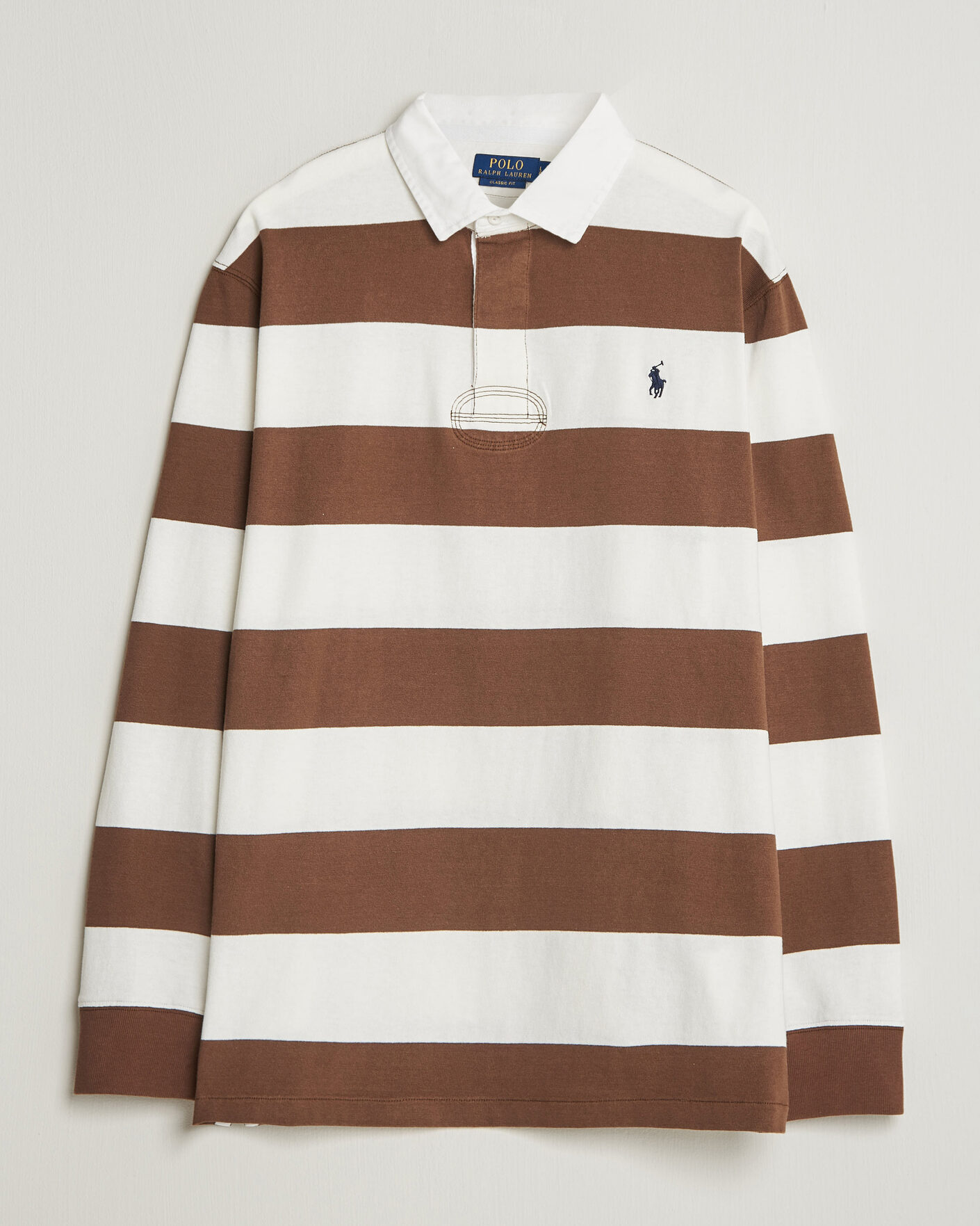 Uomini | Maglieria | Polo Ralph Lauren | Block Striped Rugby Pale Russet/Trophy Cream