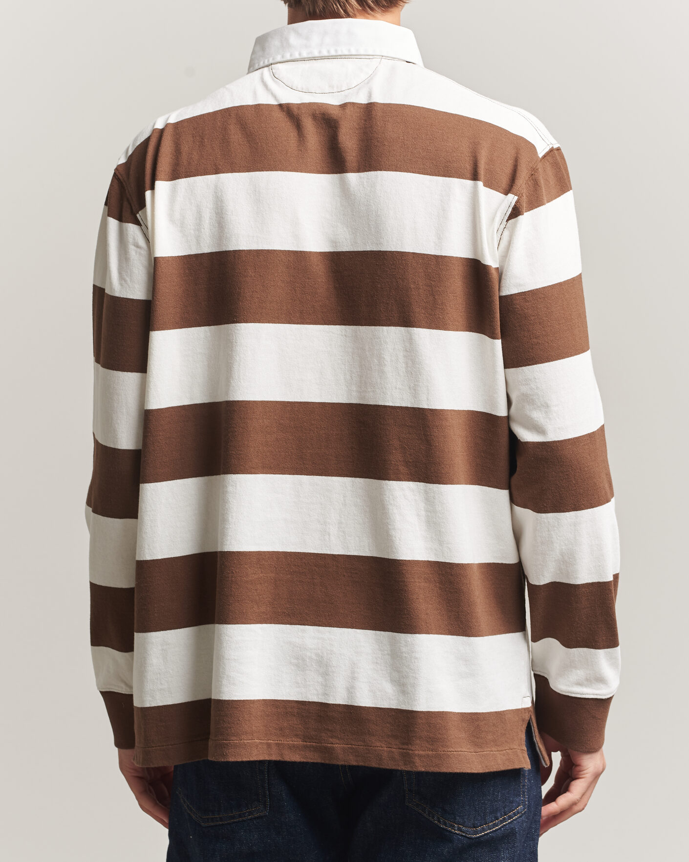 Uomini | Maglieria | Polo Ralph Lauren | Block Striped Rugby Pale Russet/Trophy Cream