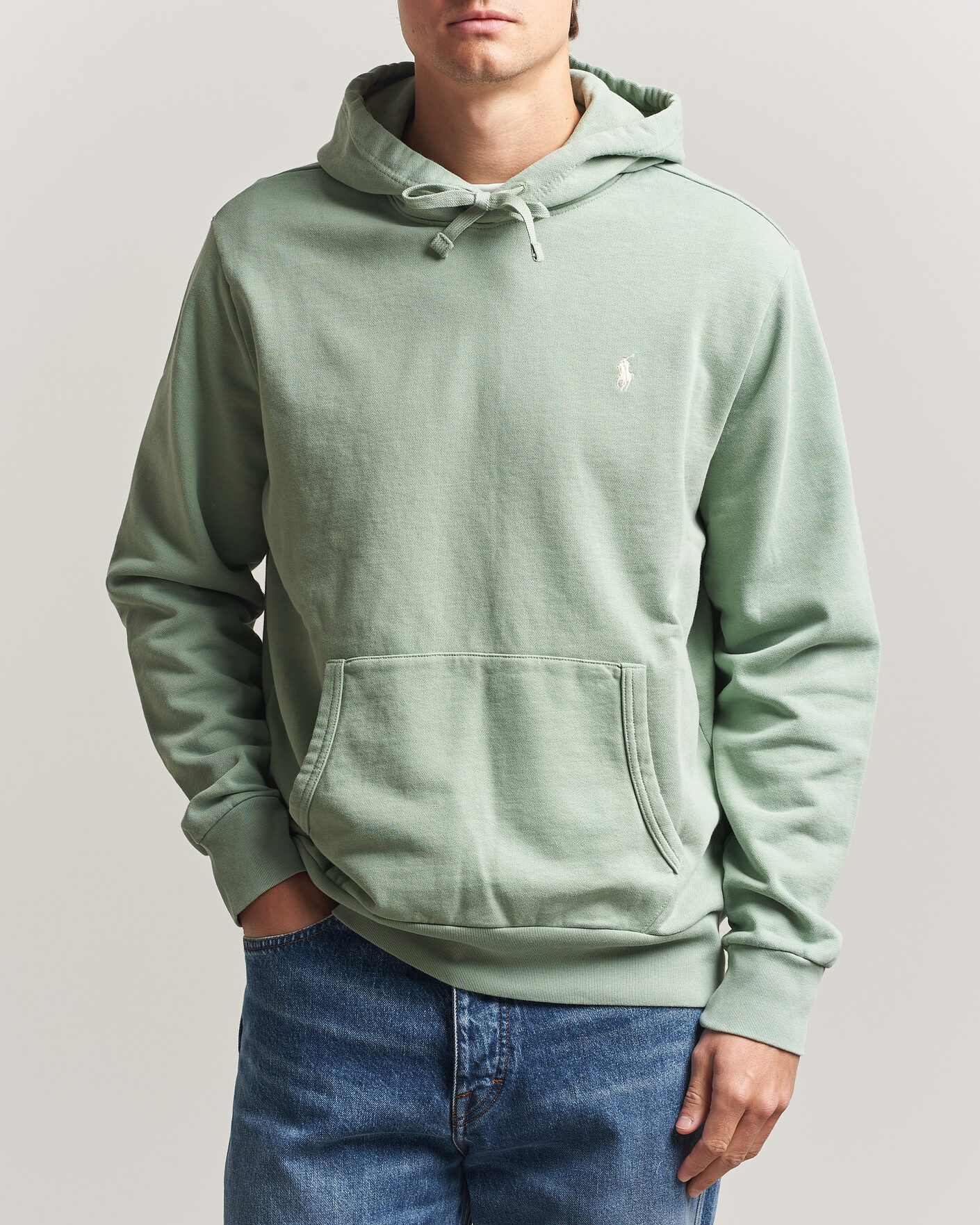 Uomini | Maglieria | Polo Ralph Lauren | Loopback Terry Hood Light Green