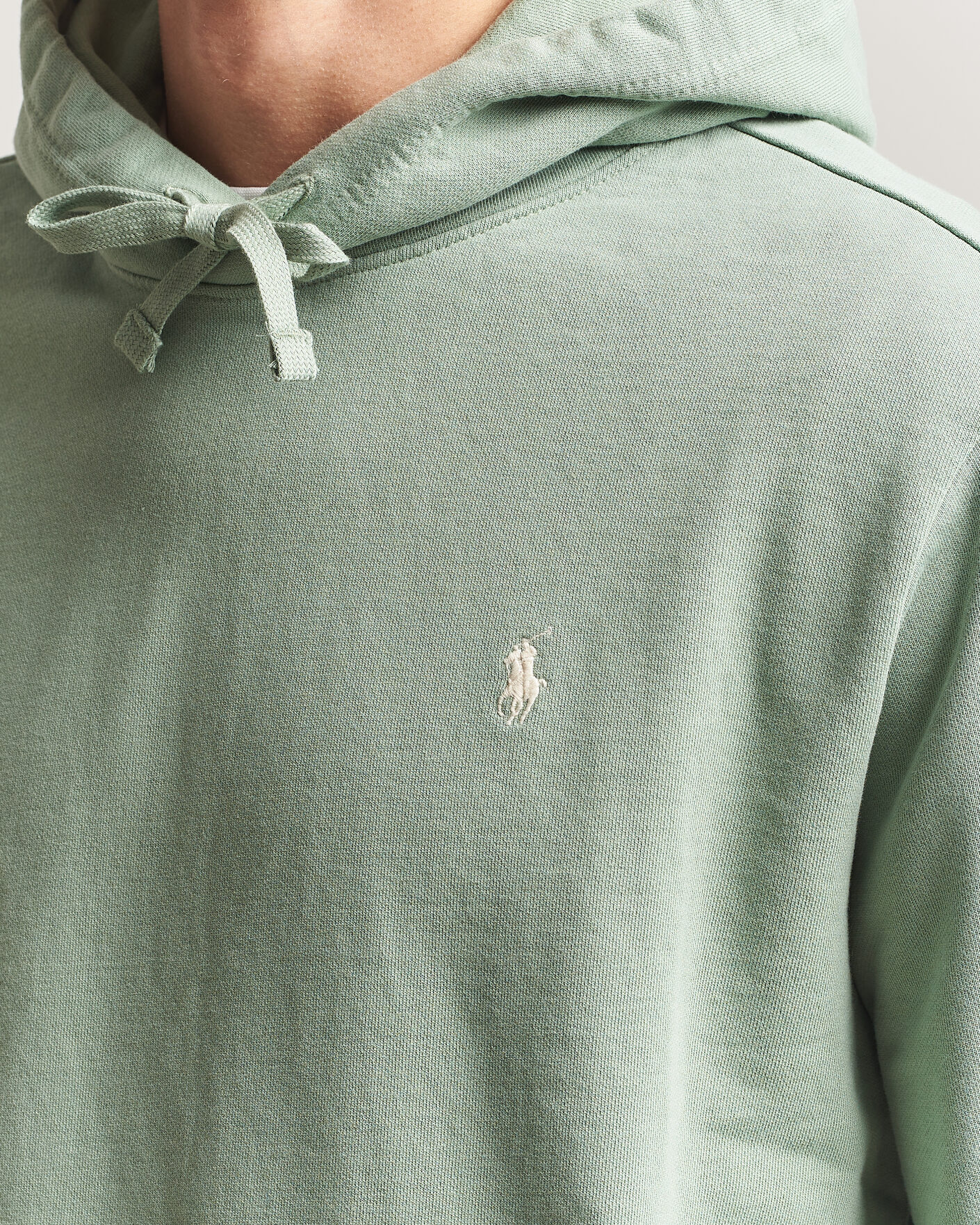 Uomini | Maglieria | Polo Ralph Lauren | Loopback Terry Hood Light Green