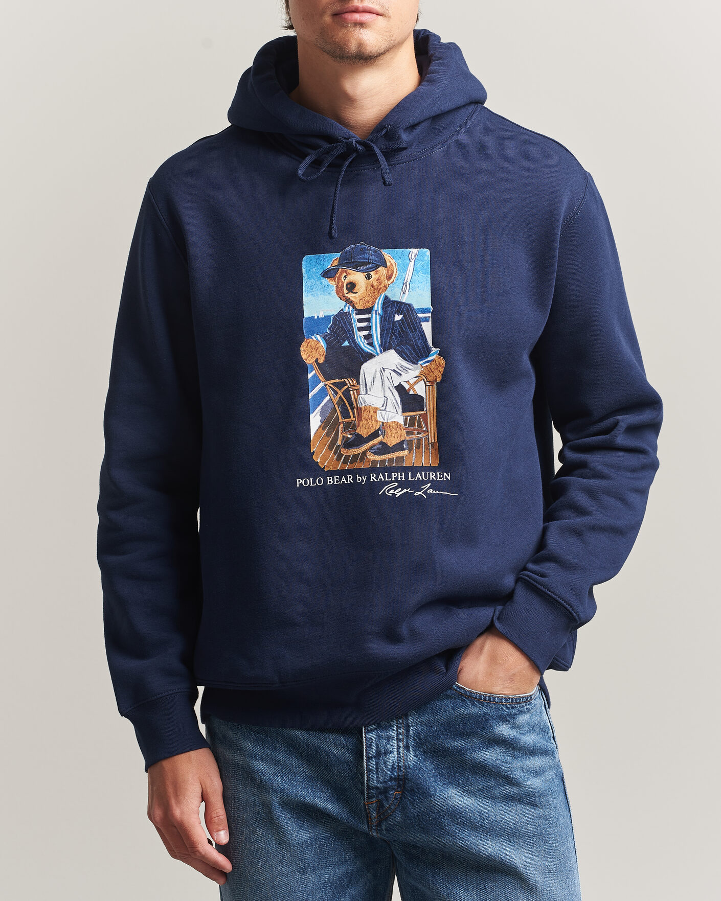 Uomini | Maglieria | Polo Ralph Lauren | Newport Bear Hoodie Navy