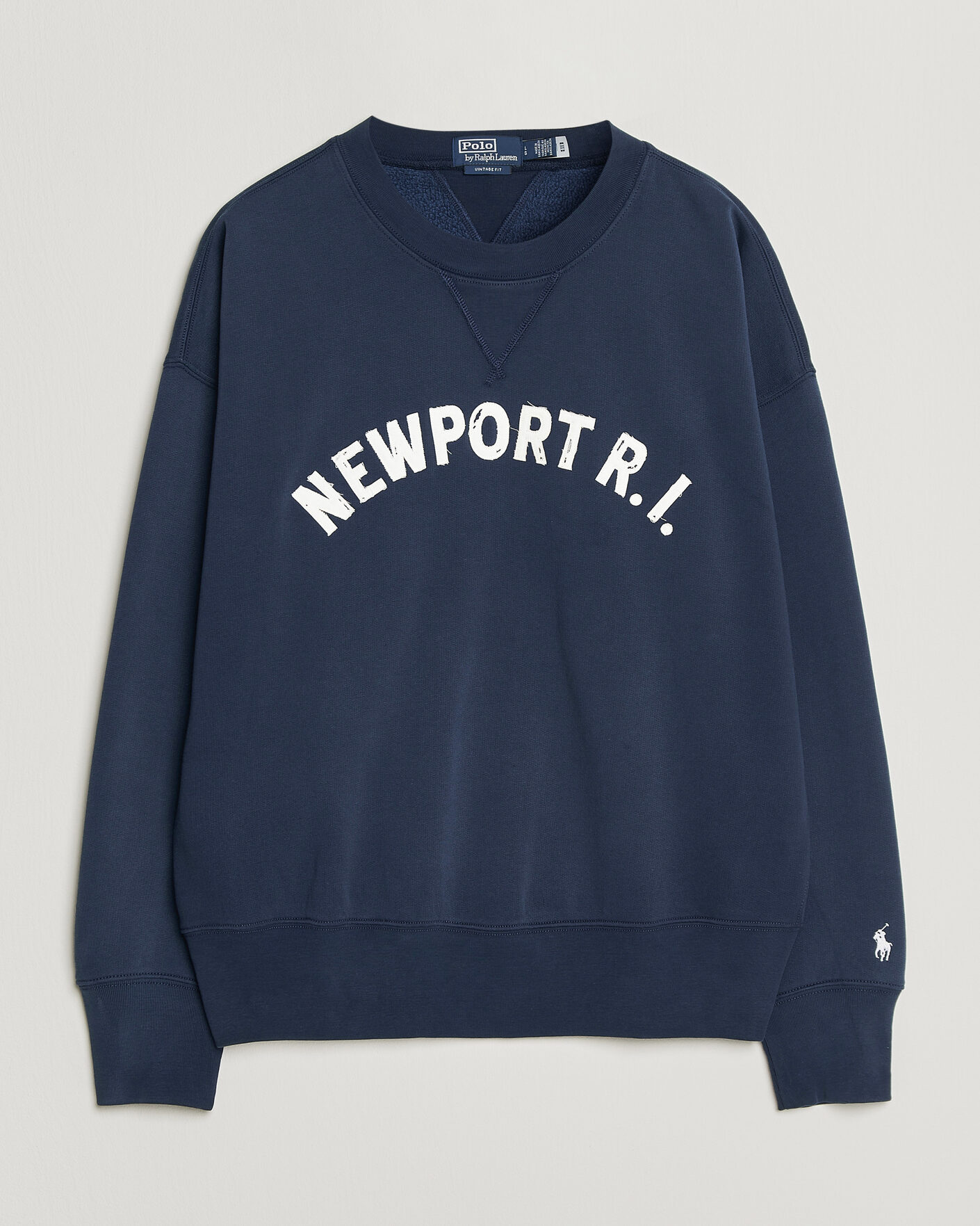 Uomini | Maglieria | Polo Ralph Lauren | RL Printed Sweatshirt Newport Navy