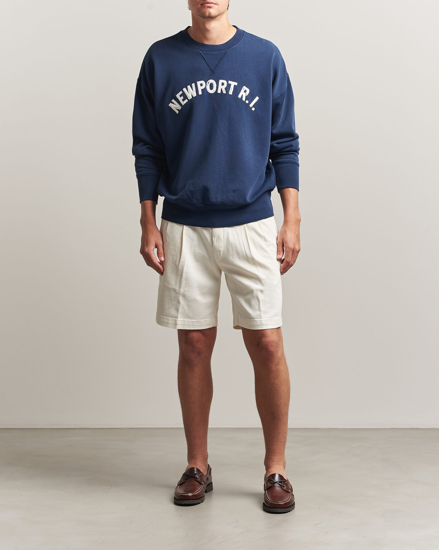 Uomini | Maglieria | Polo Ralph Lauren | RL Printed Sweatshirt Newport Navy