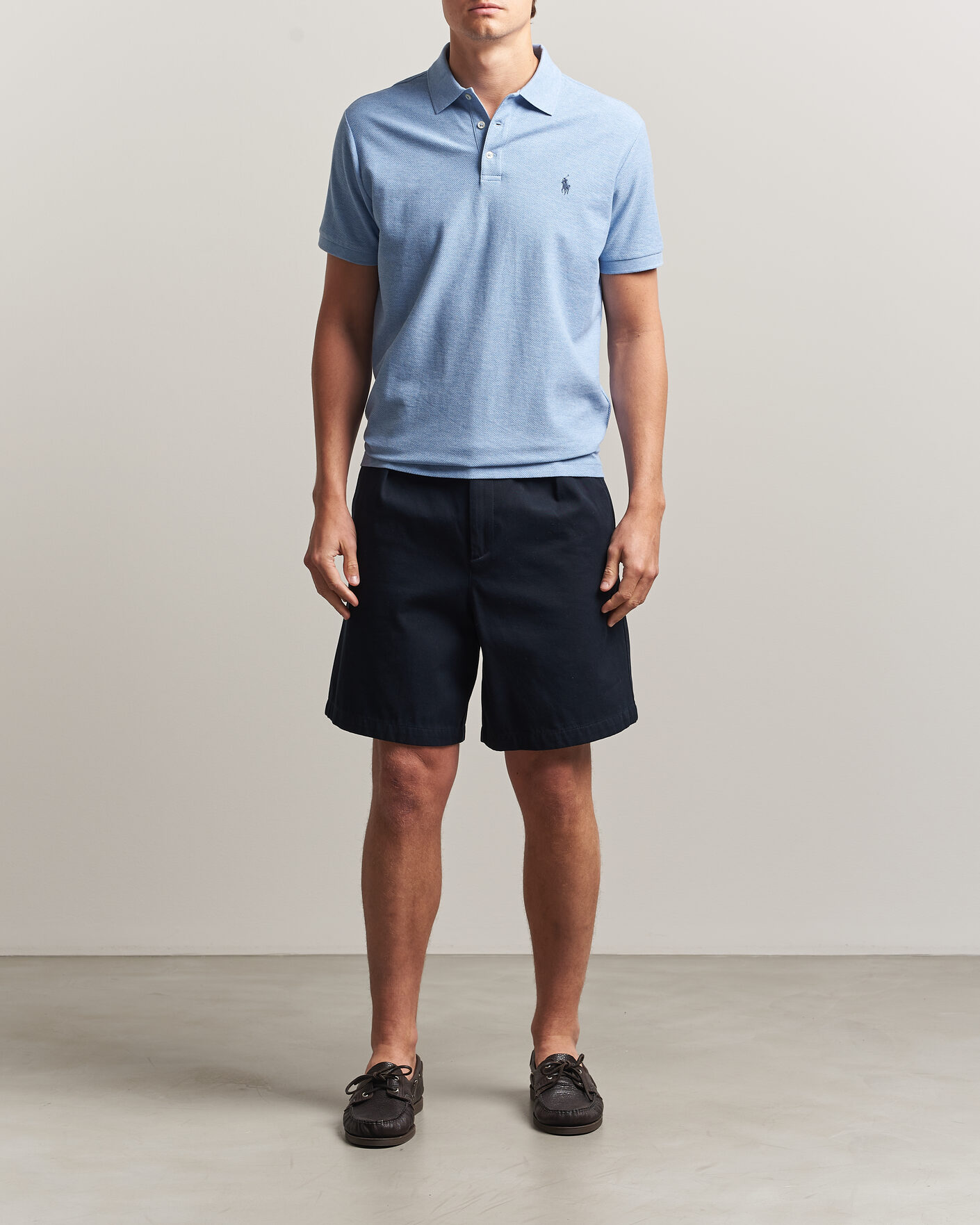 Uomini | Polo | Polo Ralph Lauren | Honeycomb Texture Polo Isle Heather