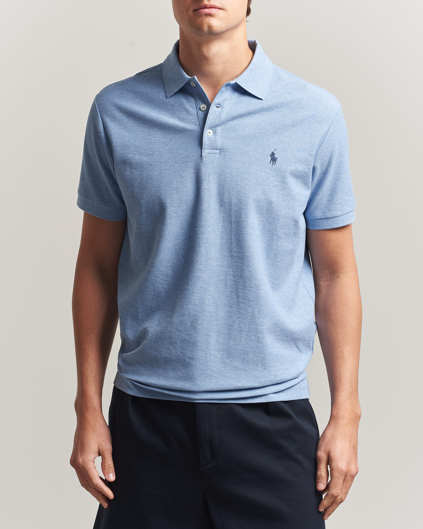 Uomini | Polo | Polo Ralph Lauren | Honeycomb Texture Polo Isle Heather