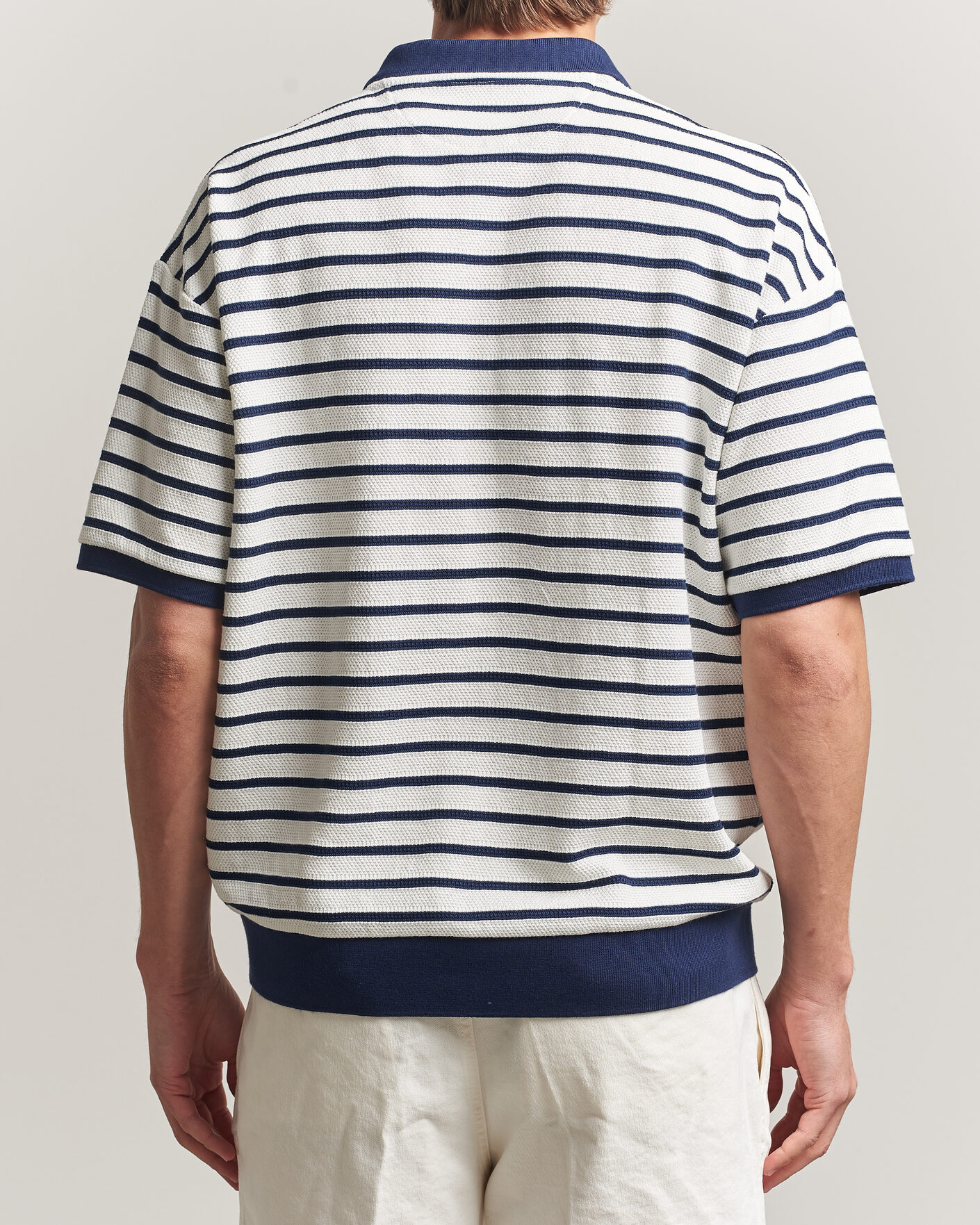 Uomini | Polo | Polo Ralph Lauren | Jacquard Interlock Striped Polo Nevis/Newport Navy