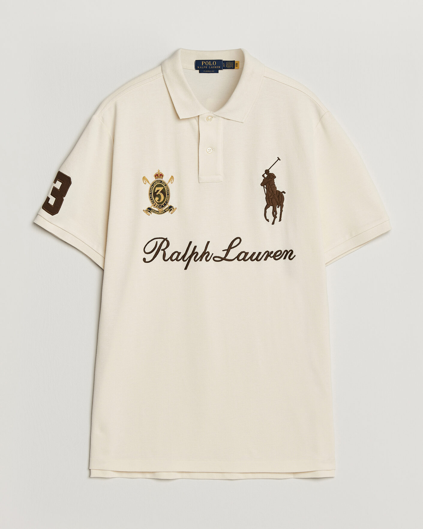 Uomini | Polo | Polo Ralph Lauren | Classic Fit Team Polo Guide Cream
