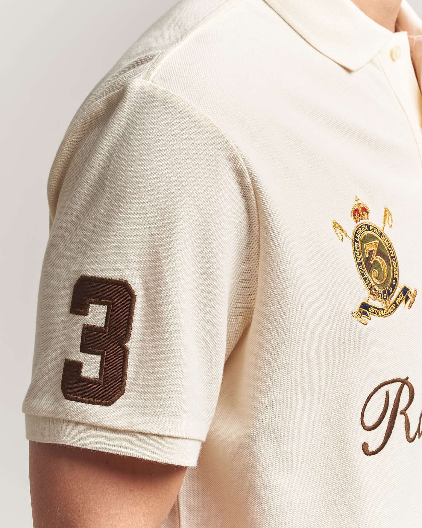 Uomini | Polo | Polo Ralph Lauren | Classic Fit Team Polo Guide Cream