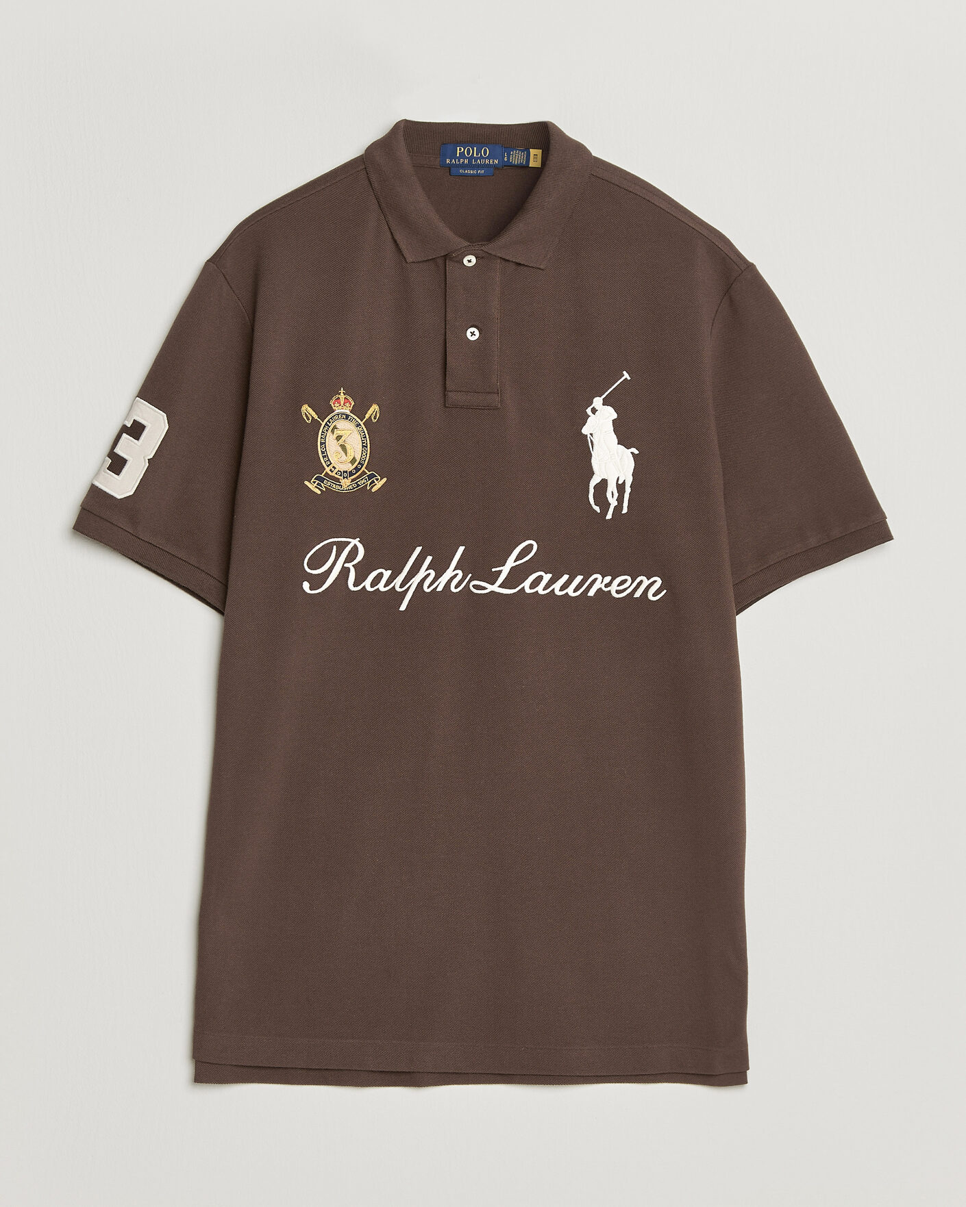 Uomini | Polo | Polo Ralph Lauren | Classic Fit Team Polo Nutmeg Brown