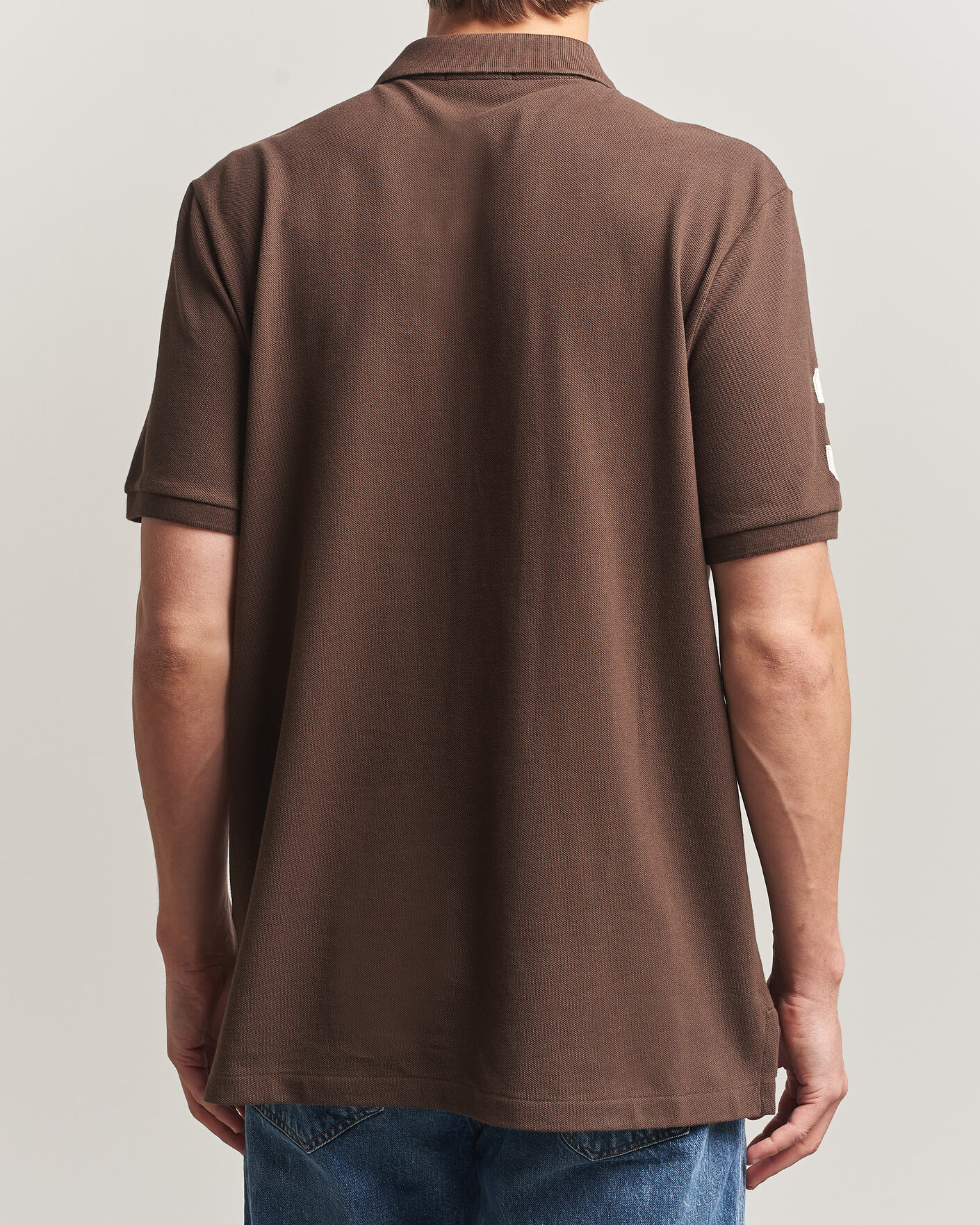 Uomini | Polo | Polo Ralph Lauren | Classic Fit Team Polo Nutmeg Brown