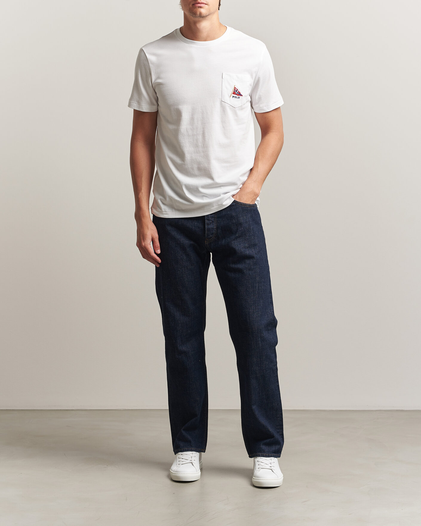 Uomini | T-shirt | Polo Ralph Lauren | Backprint Pocket Tee Newport Bear/White