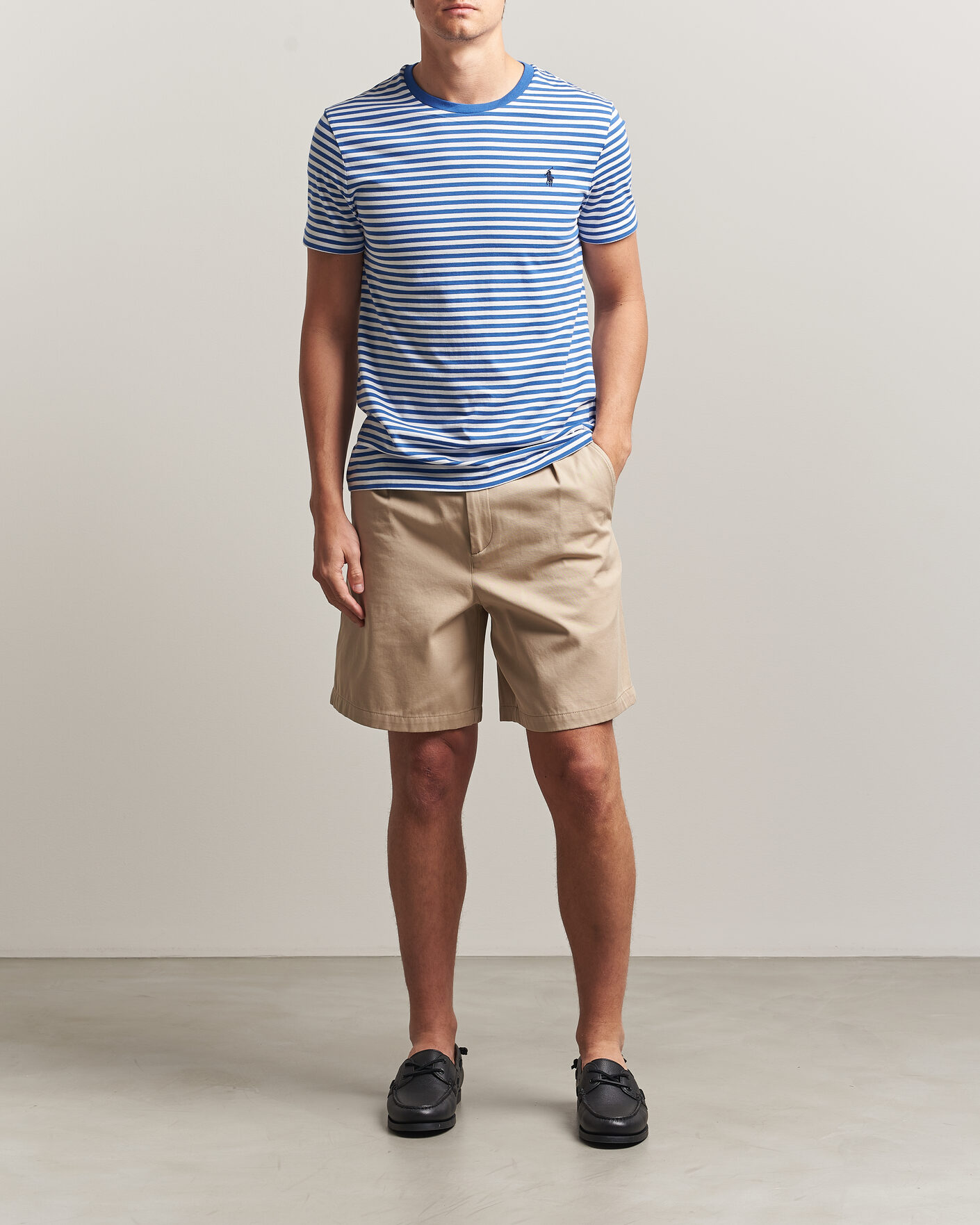 Uomini | T-shirt | Polo Ralph Lauren | Crew Neck Striped T-shirt New Iris Blue/White