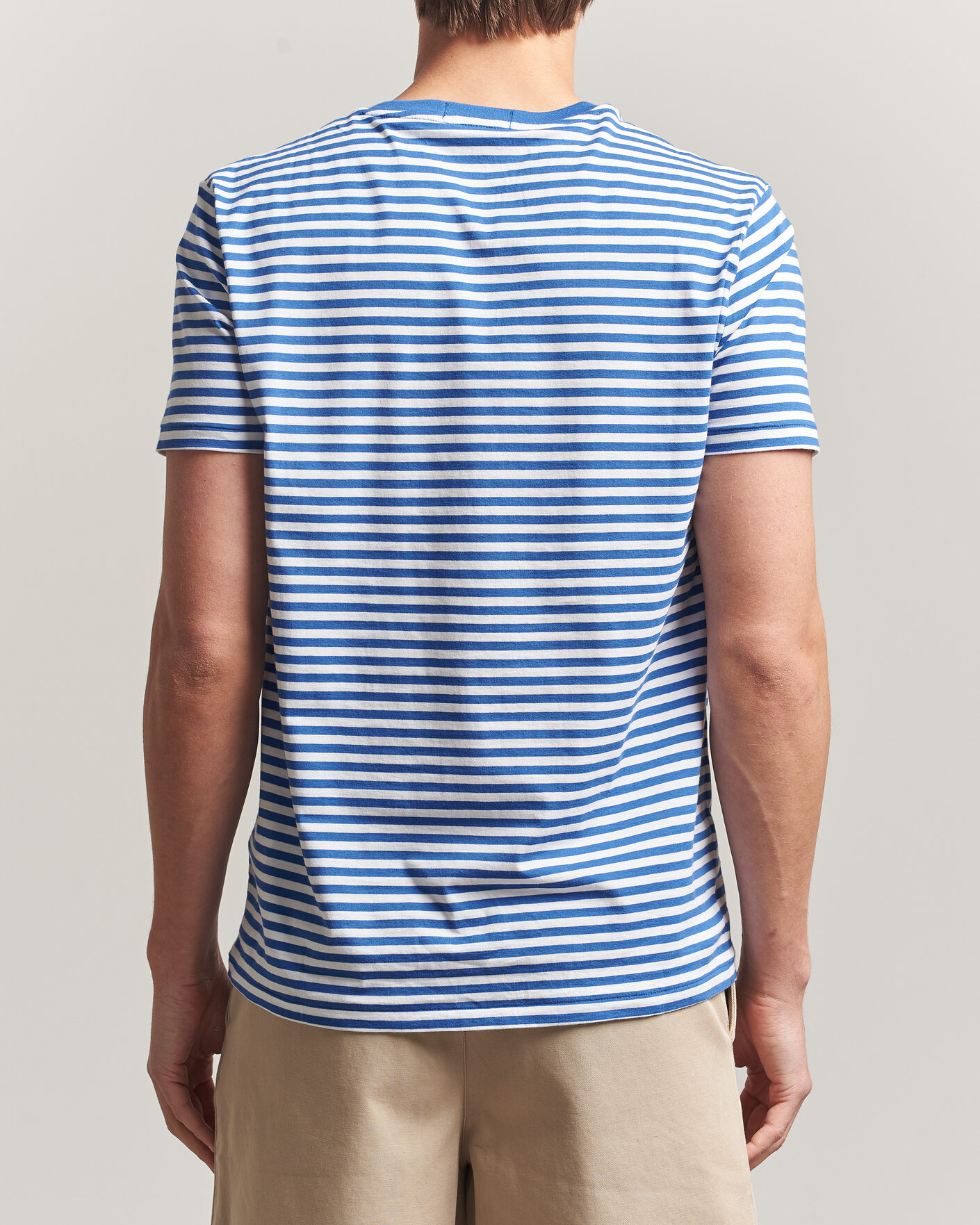 Uomini | T-shirt | Polo Ralph Lauren | Crew Neck Striped T-shirt New Iris Blue/White