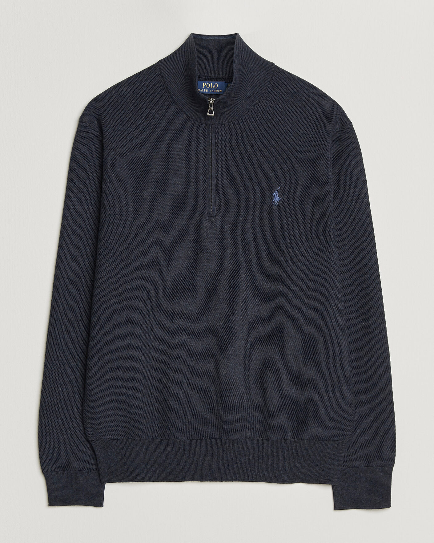 Uomini | Maglieria | Polo Ralph Lauren | Textued Half-Zip Navy Heather
