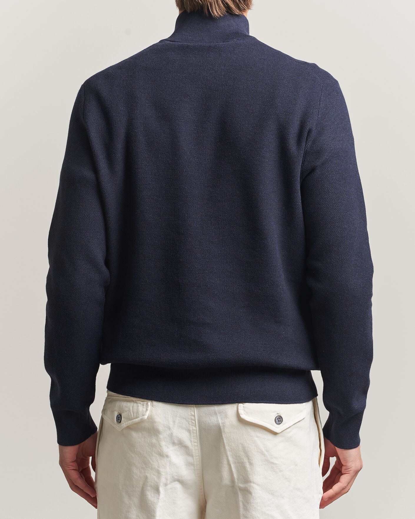 Uomini | Maglieria | Polo Ralph Lauren | Textued Half-Zip Navy Heather