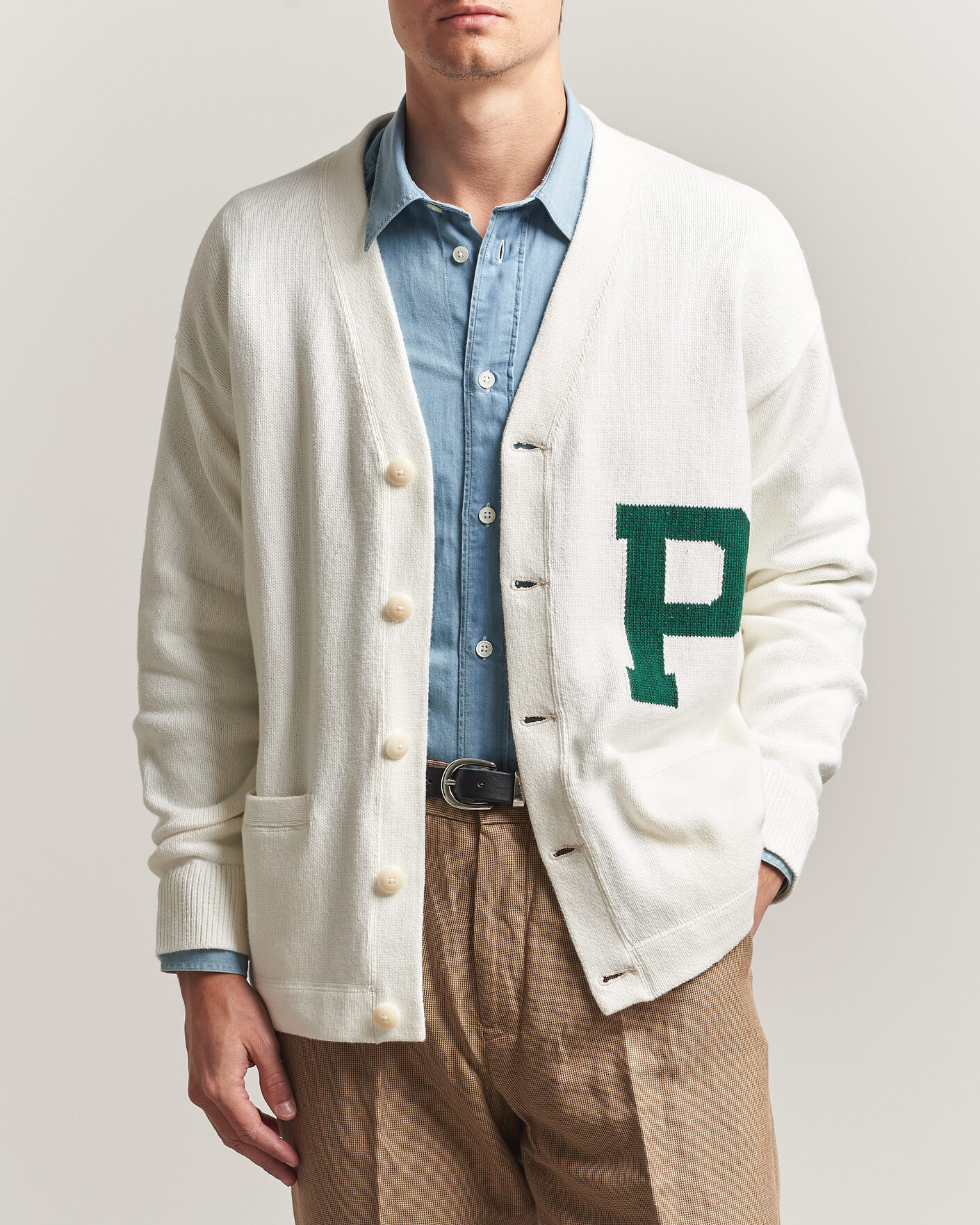 Uomini | Maglieria | Polo Ralph Lauren | P Cardigan Cream Combo