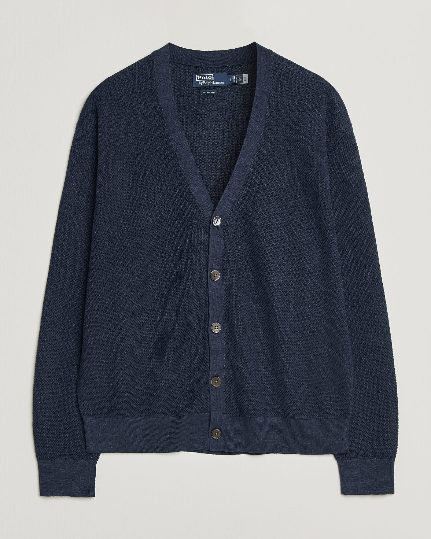 Uomini | Maglieria | Polo Ralph Lauren | Linen Cardigan Newport Navy