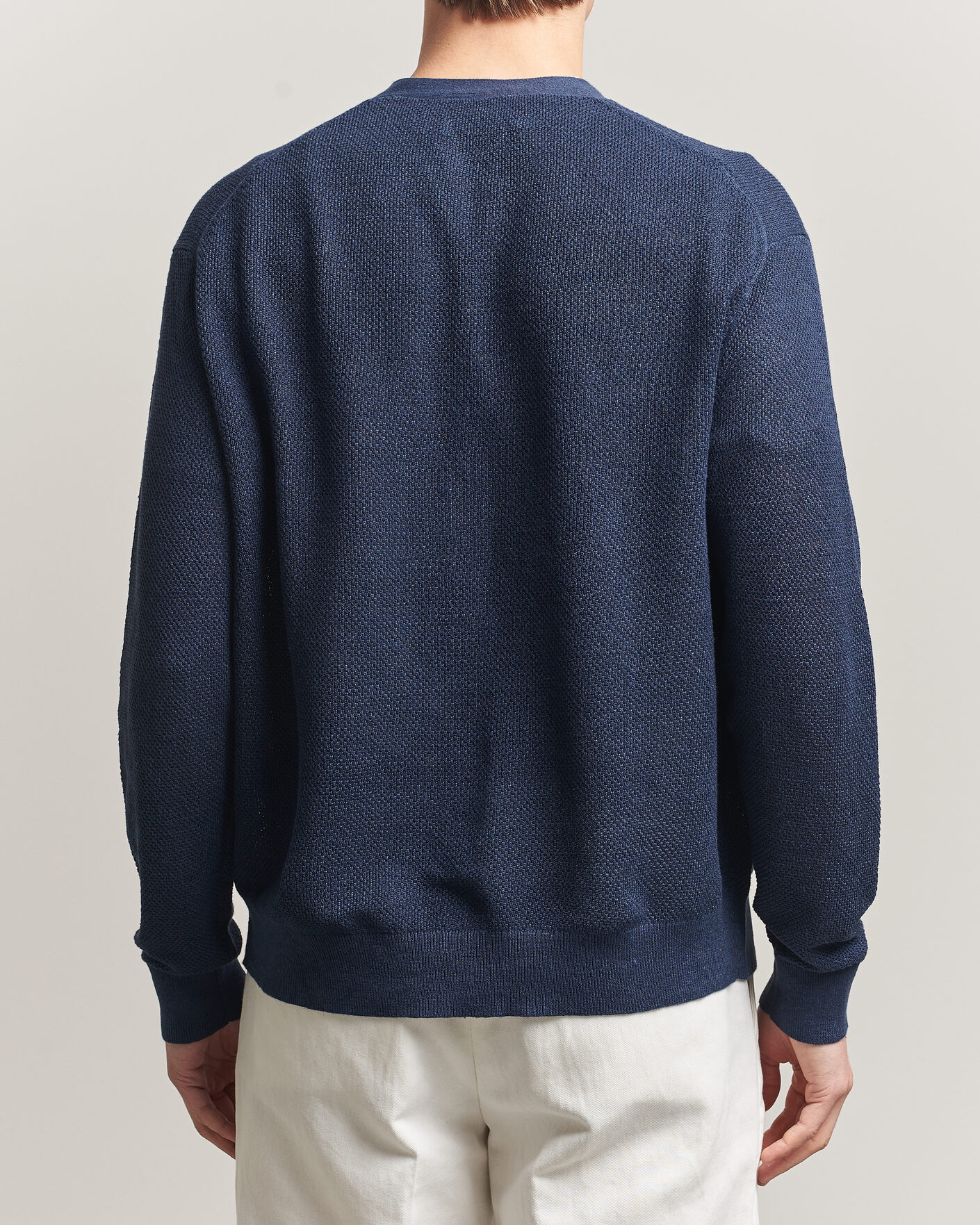 Uomini | Maglieria | Polo Ralph Lauren | Linen Cardigan Newport Navy
