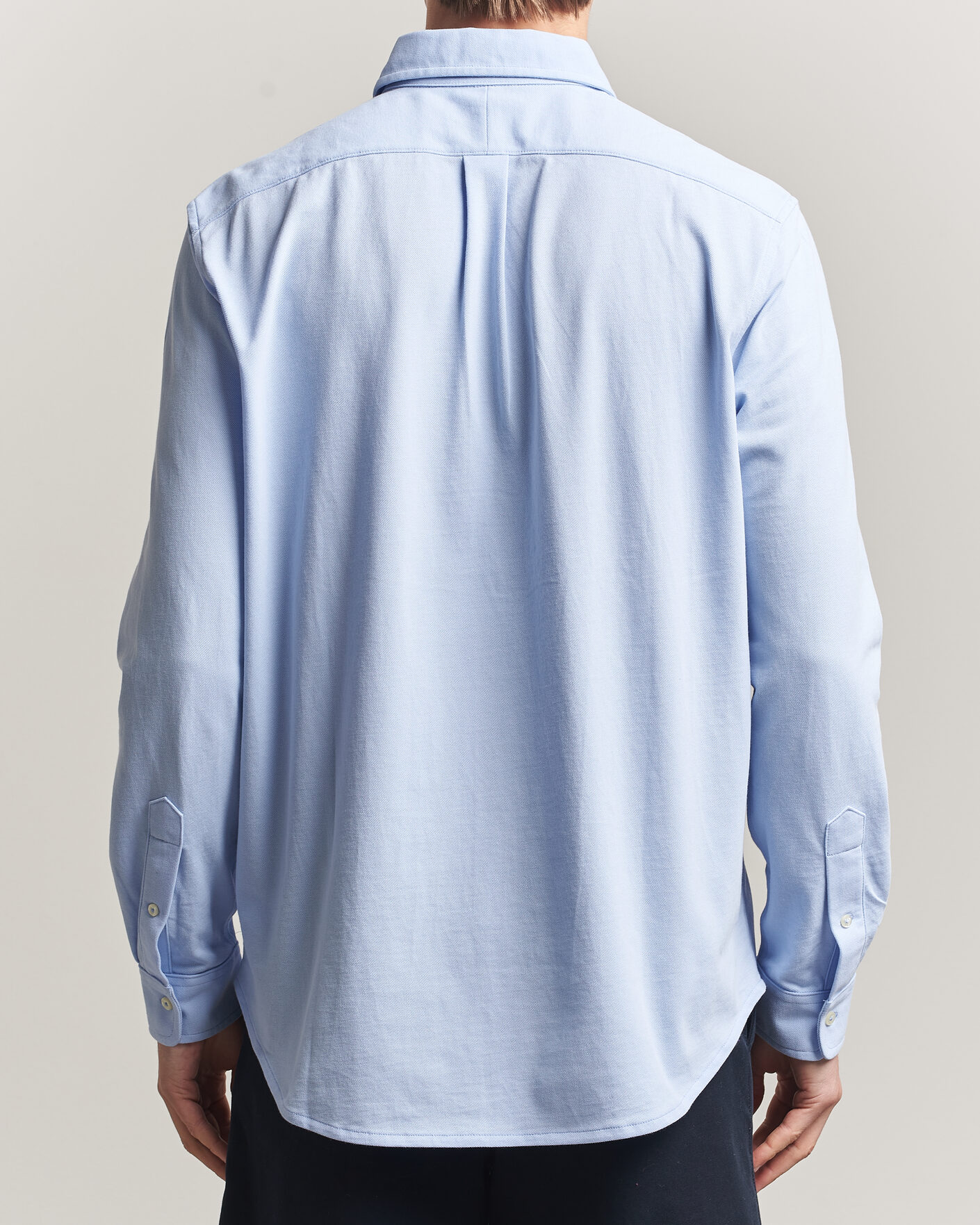 Uomini | Camicie | Polo Ralph Lauren | Featherweight Mesh Shirt Pebble Blue
